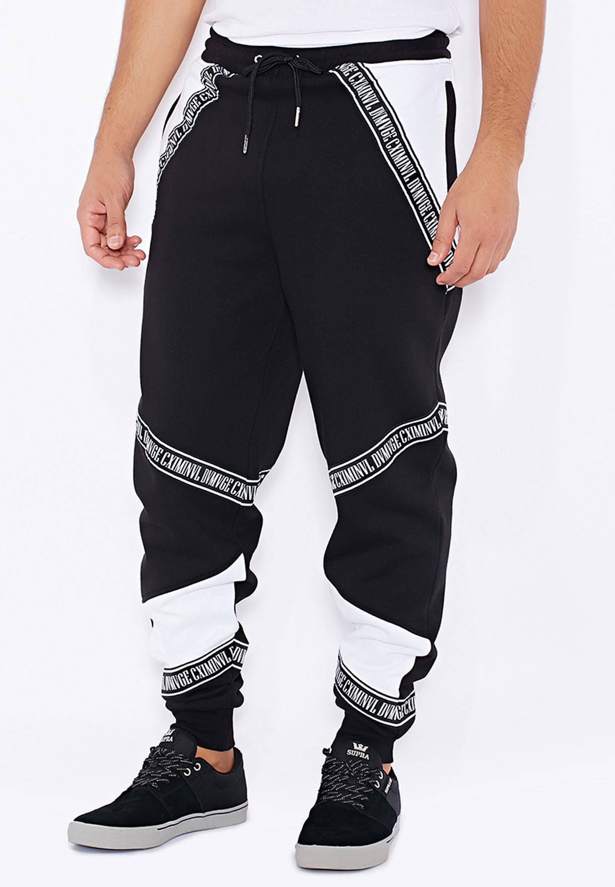 Buy Criminal Damage monochrome Downtown Sweatpants for Men in MENA,  Worldwide