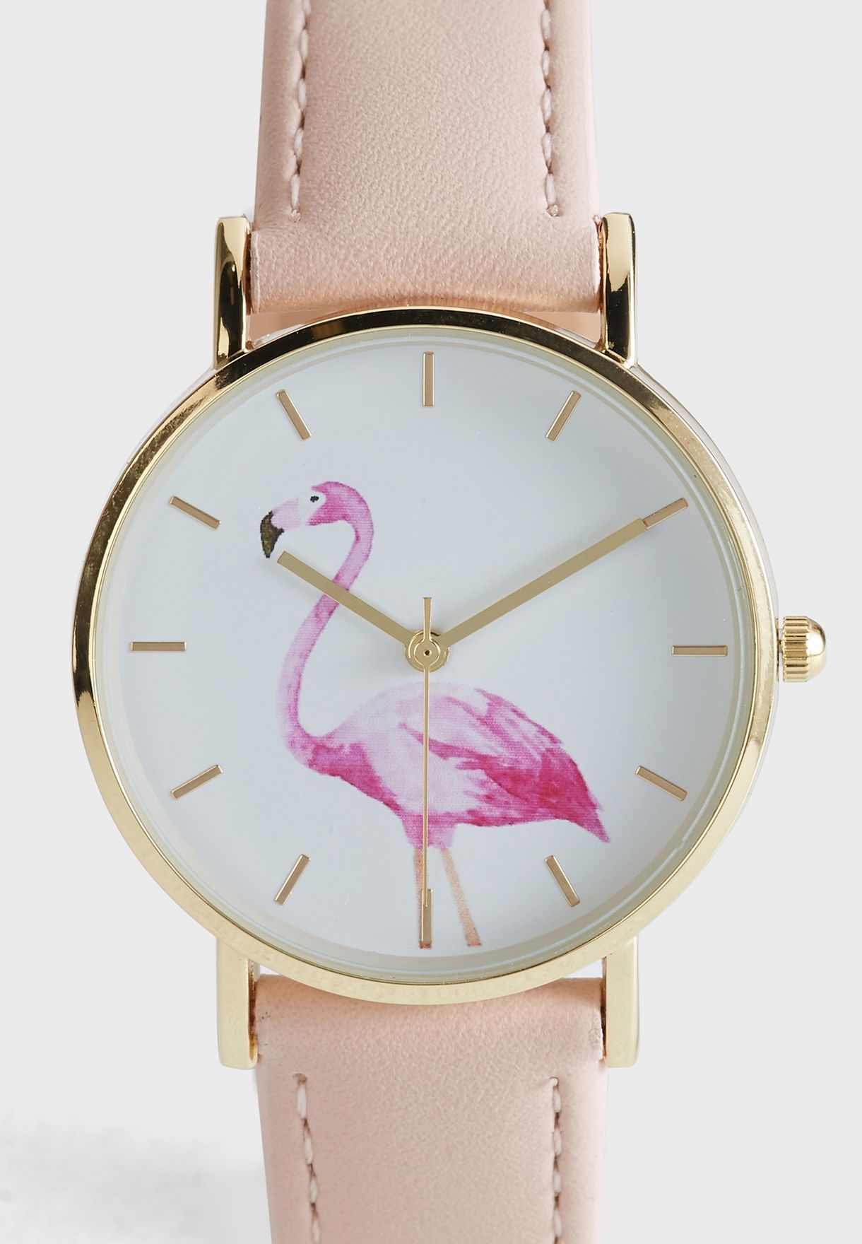 Buy Ginger pink Flamingo Dial Watch for Women in Dubai, Abu Dhabi