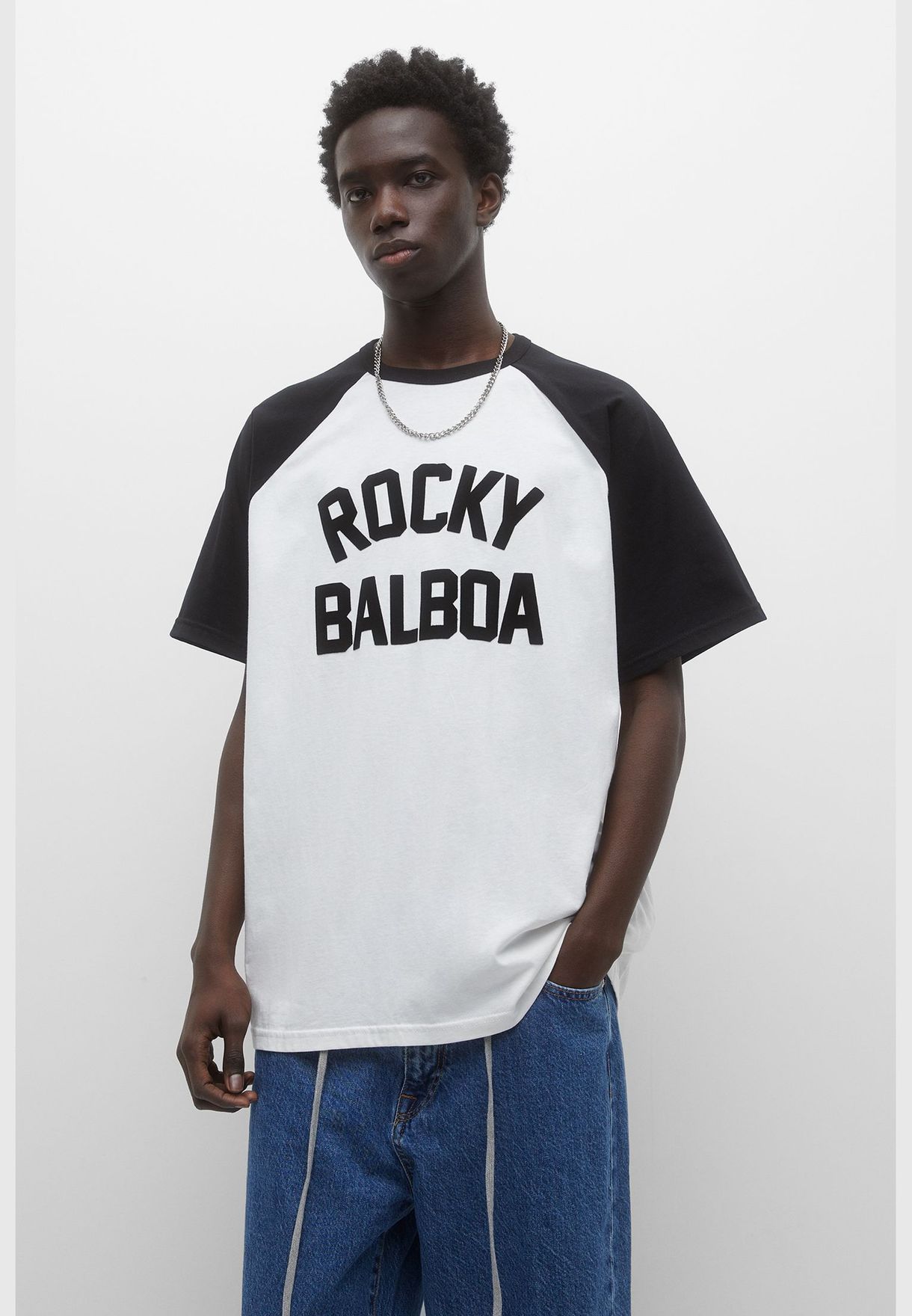 Rocky Balboa raglan sleeve T-shirt