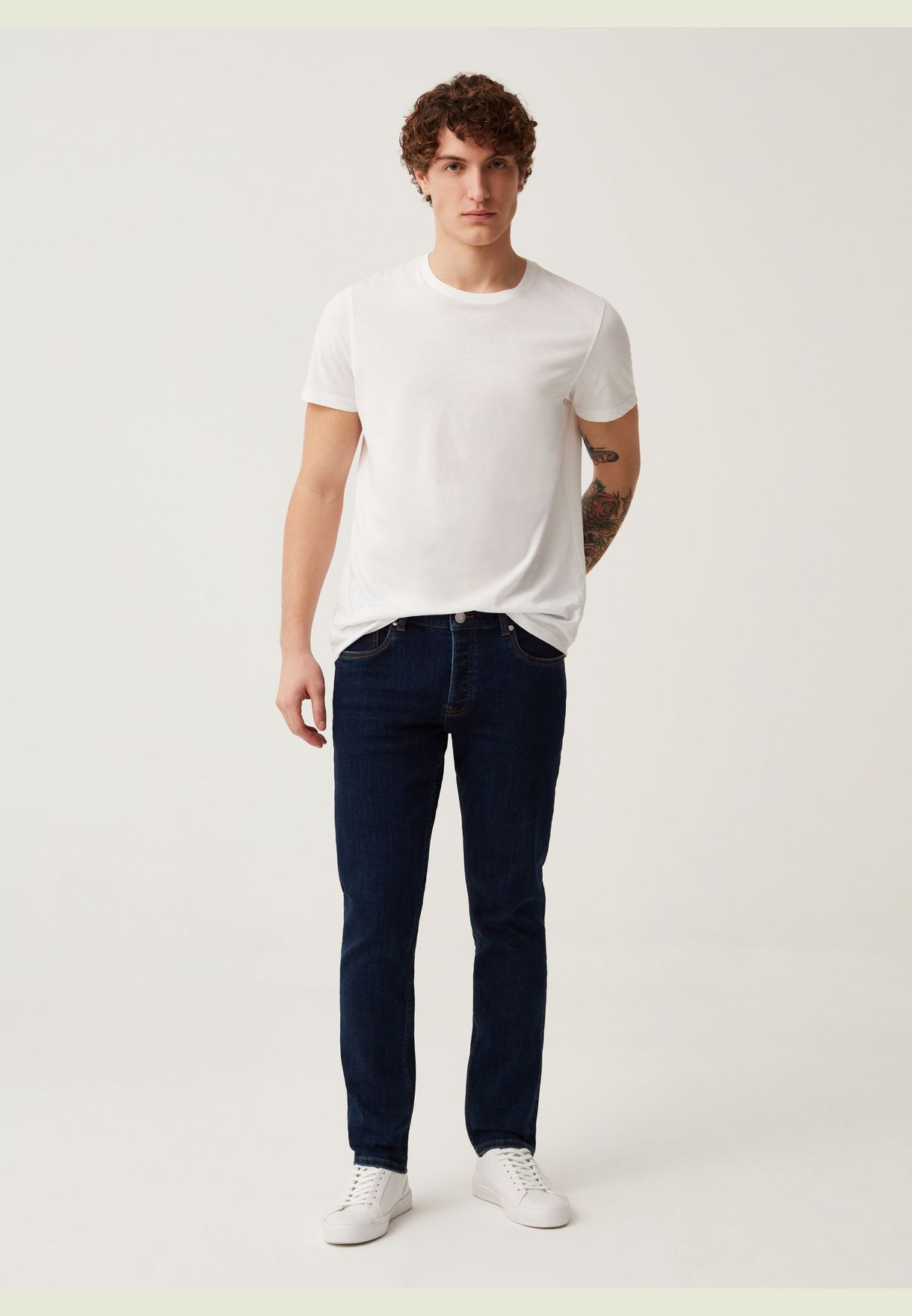 Buy Ovs blue OVS Mens Skinny Jeans - Blue for Men in Dubai, Abu Dhabi