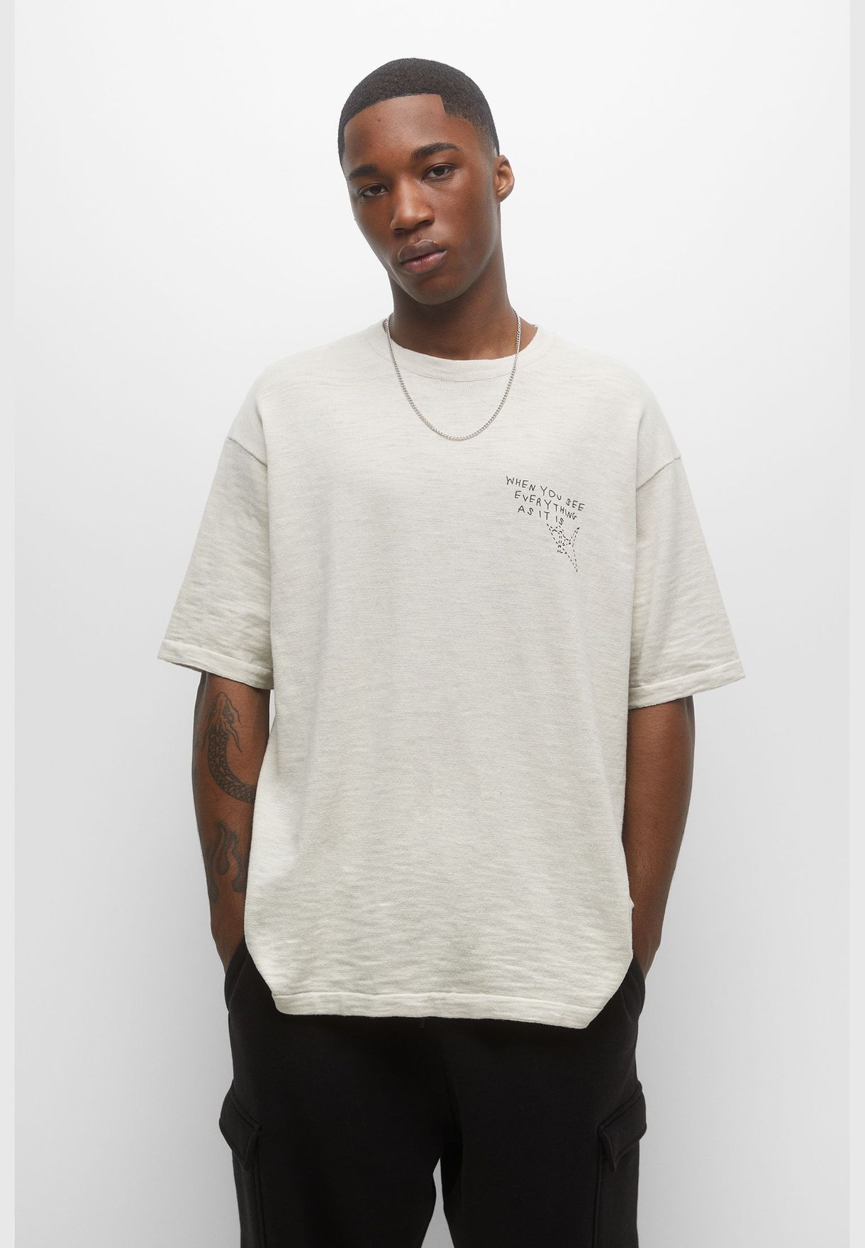 Short sleeve T-shirt with print