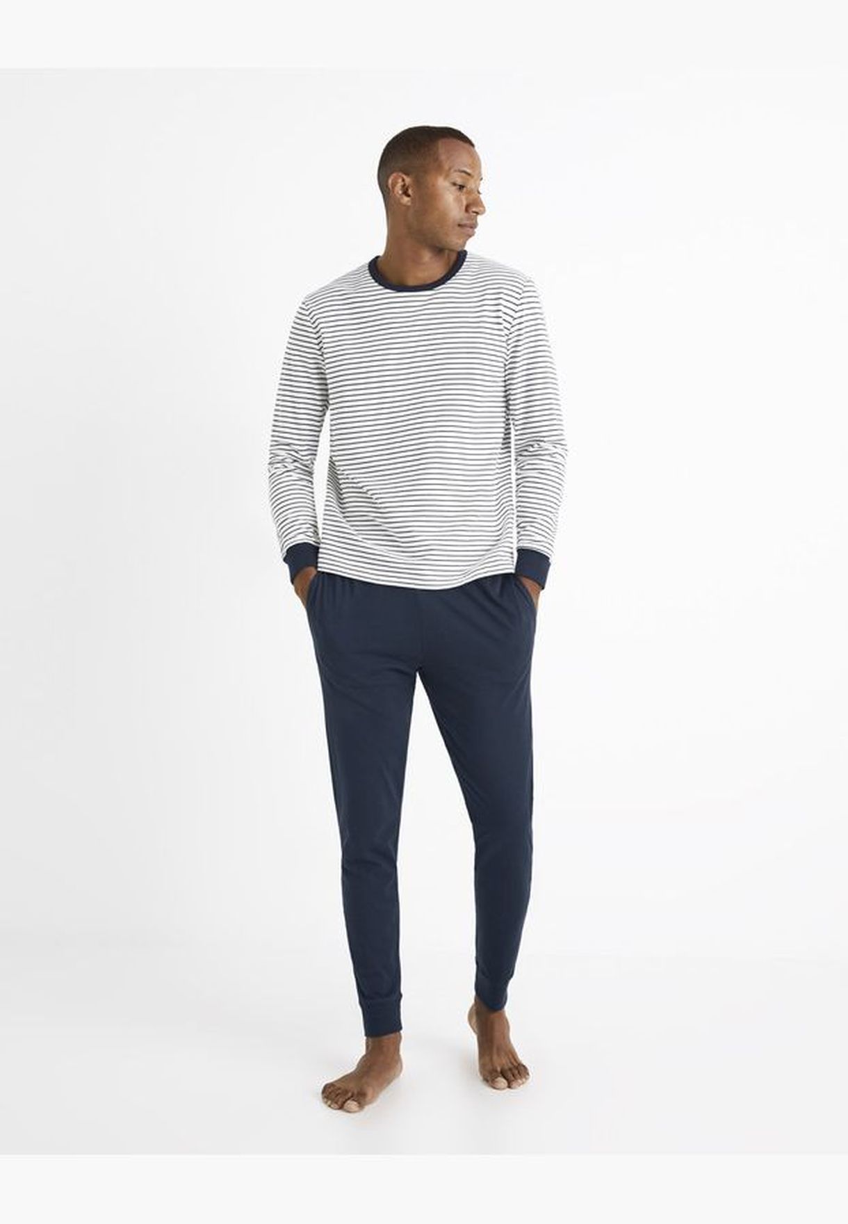 Celio Nightwear Shirt - Navy