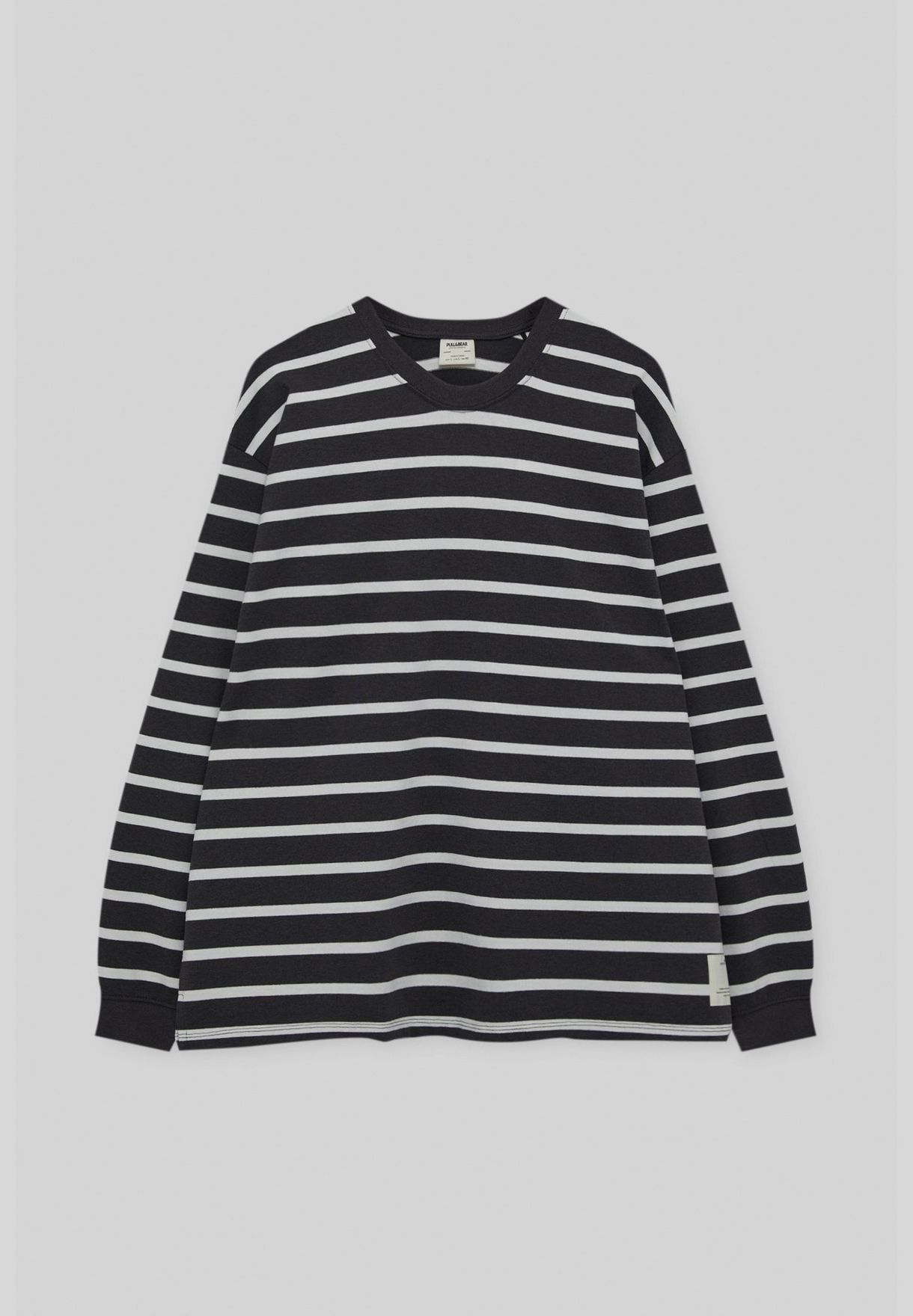 Long sleeve striped T-shirt