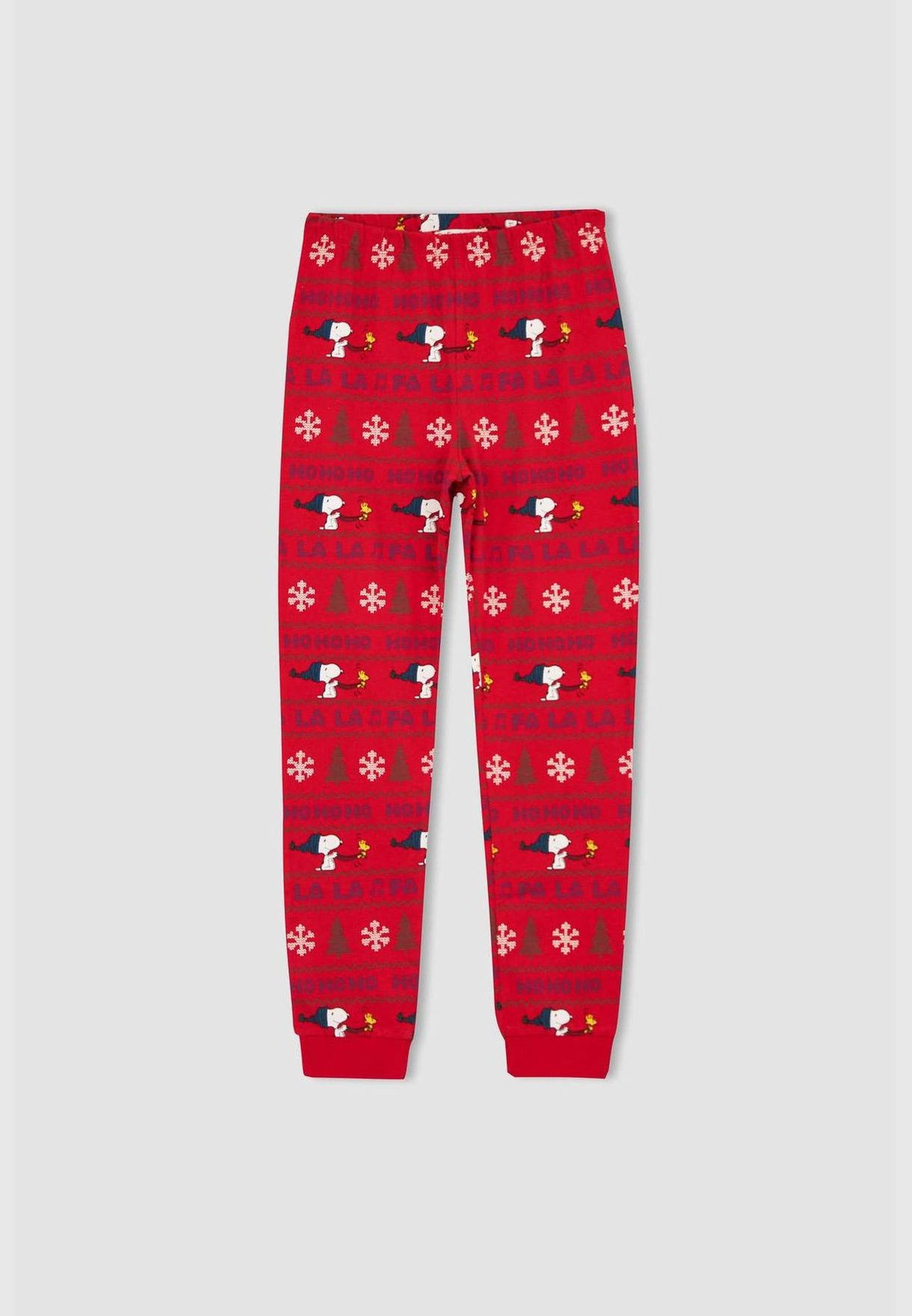2 Pack Girl Snoopy Licenced Long Sleeve Knitted Pyjamas
