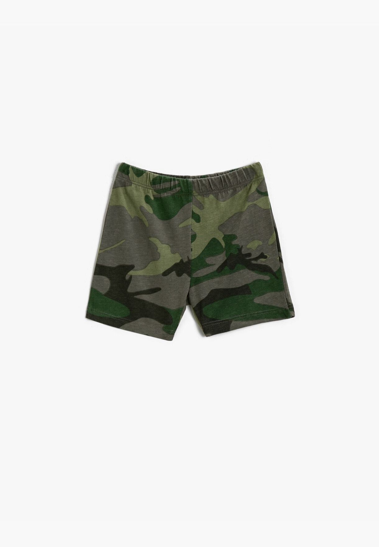 Camouflage Printed Shorts Cotton