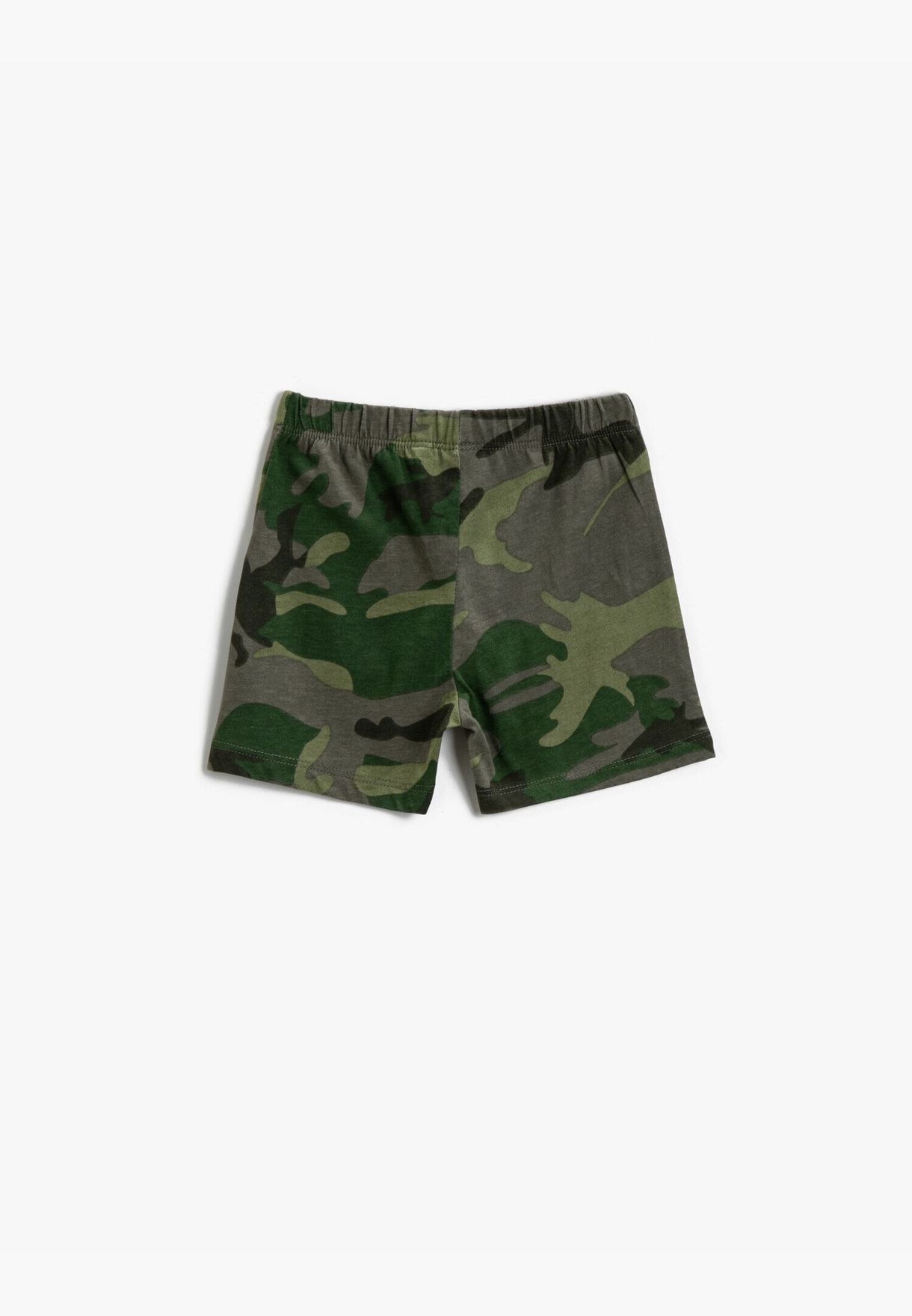 Camouflage Printed Shorts Cotton