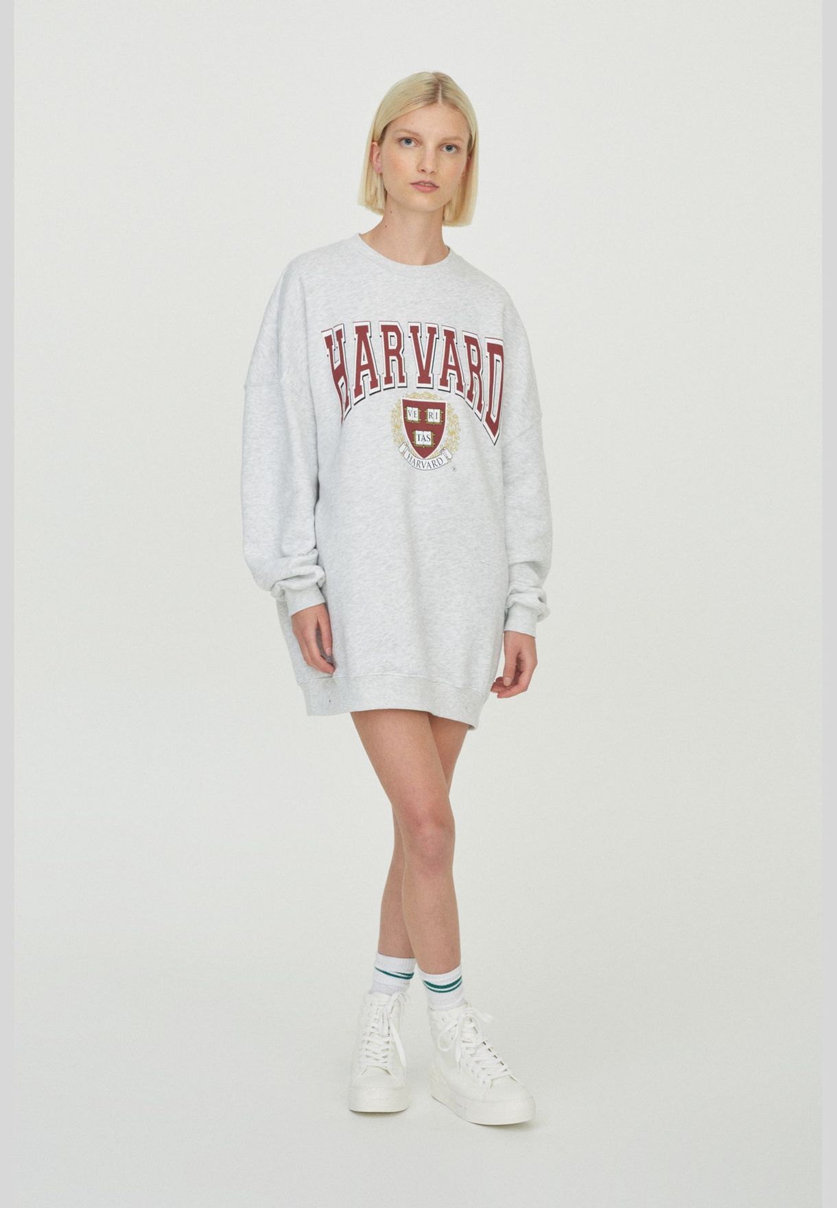 pull and bear harvard sweatshirt