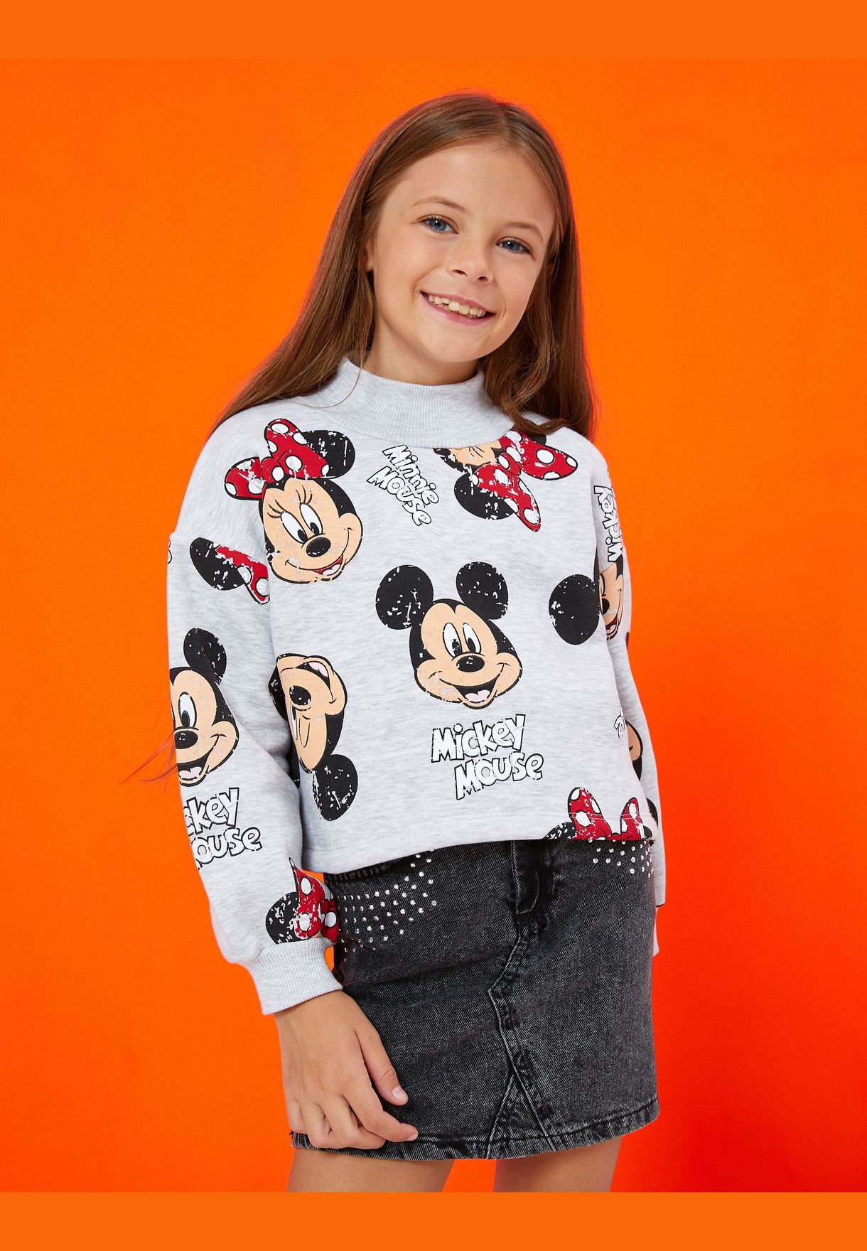Minnie Mouse Printed Sweatshirt  Licenced