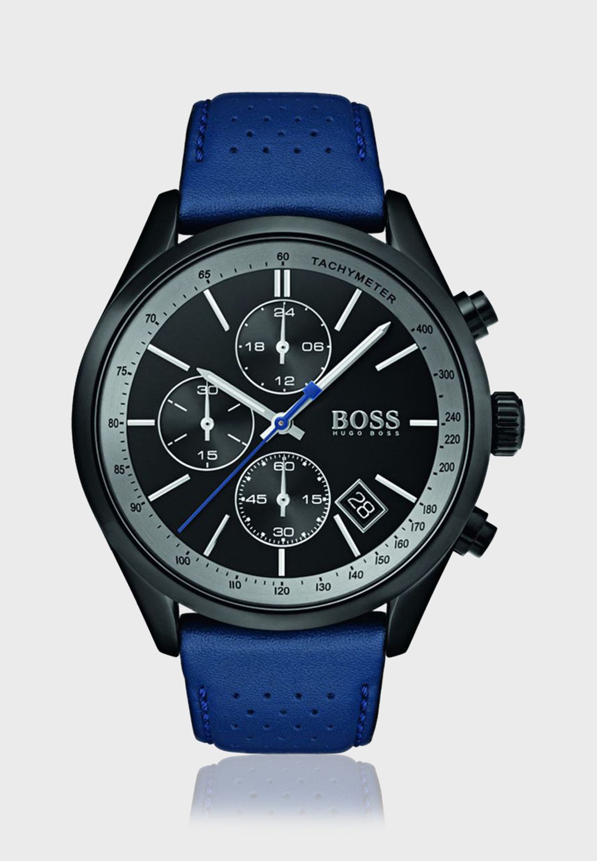 Hugo Boss GRAND Leather Strap Watch for Men - 1513563