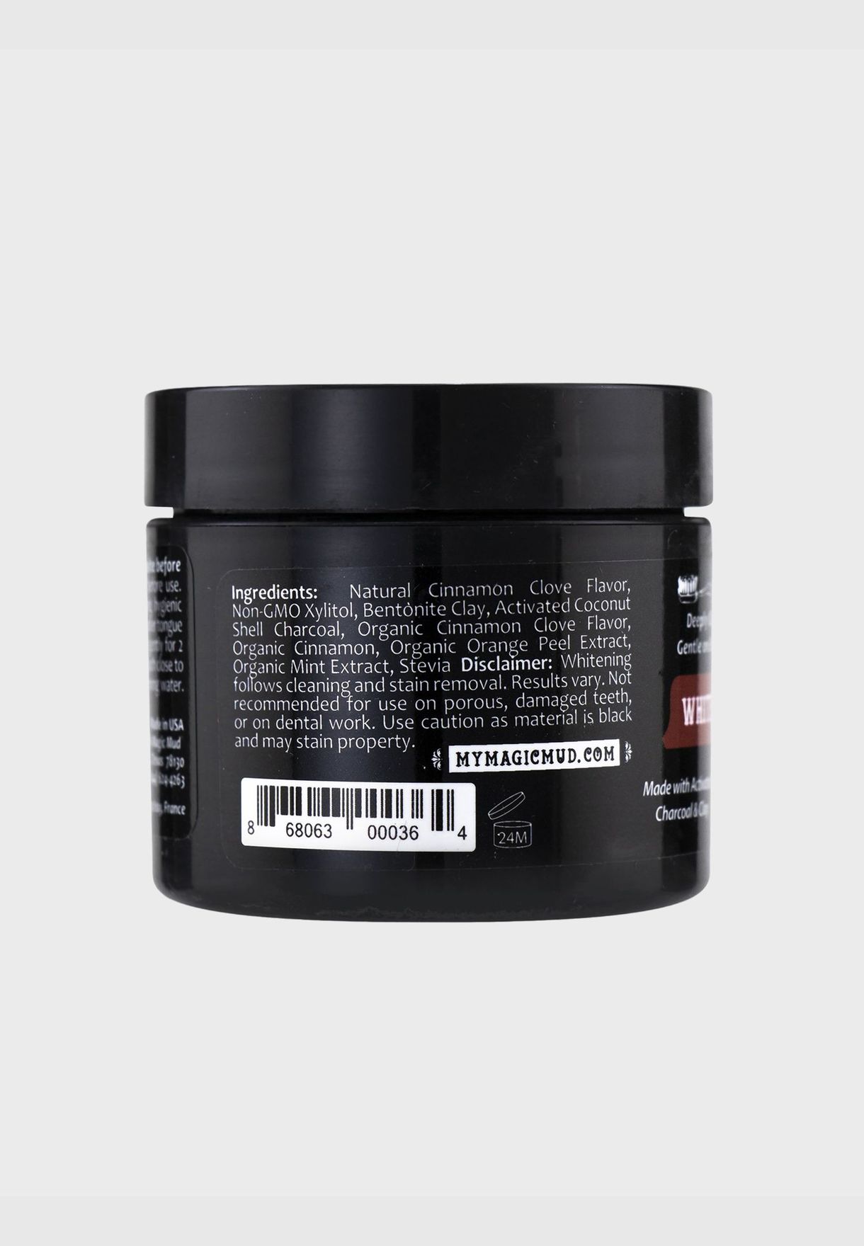 Activated Charcoal Whitening Tooth Powder - Cinnamon