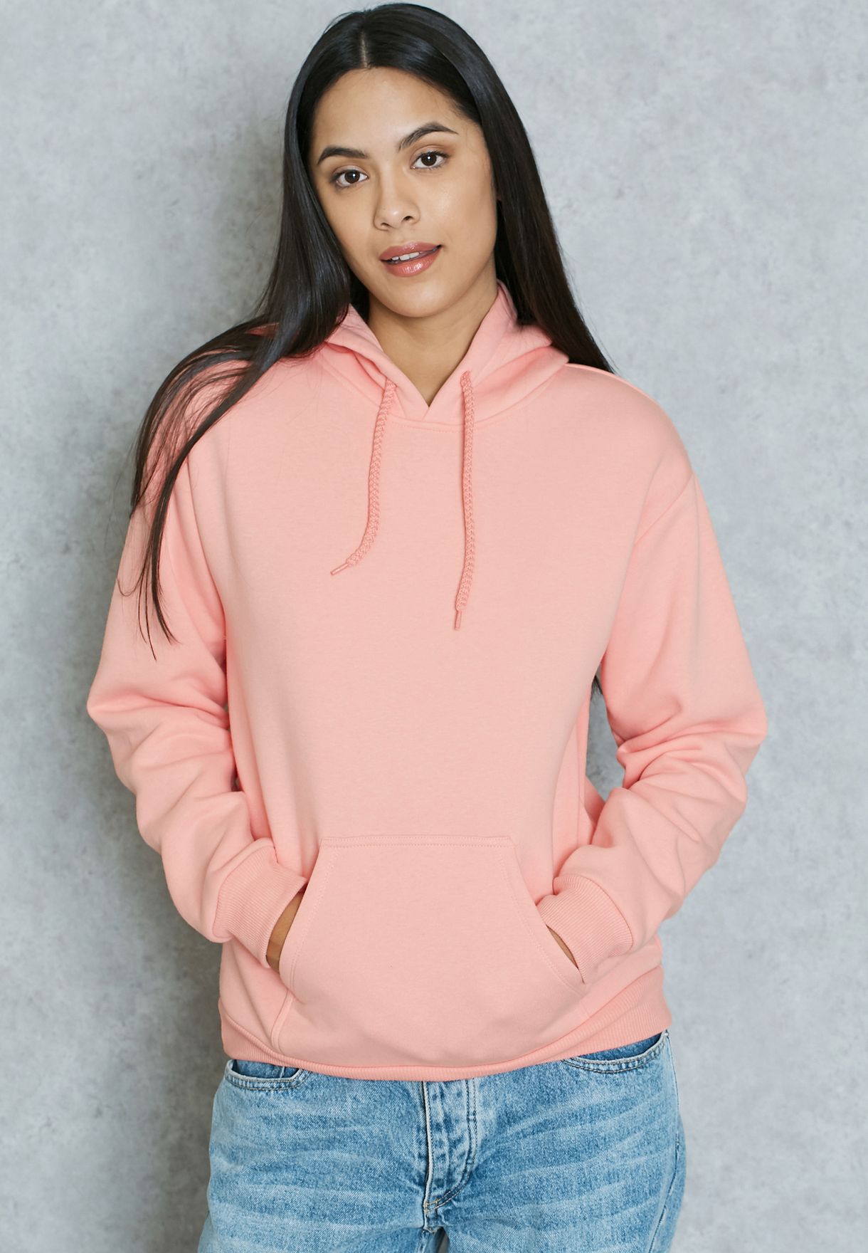 topshop pink hoodie