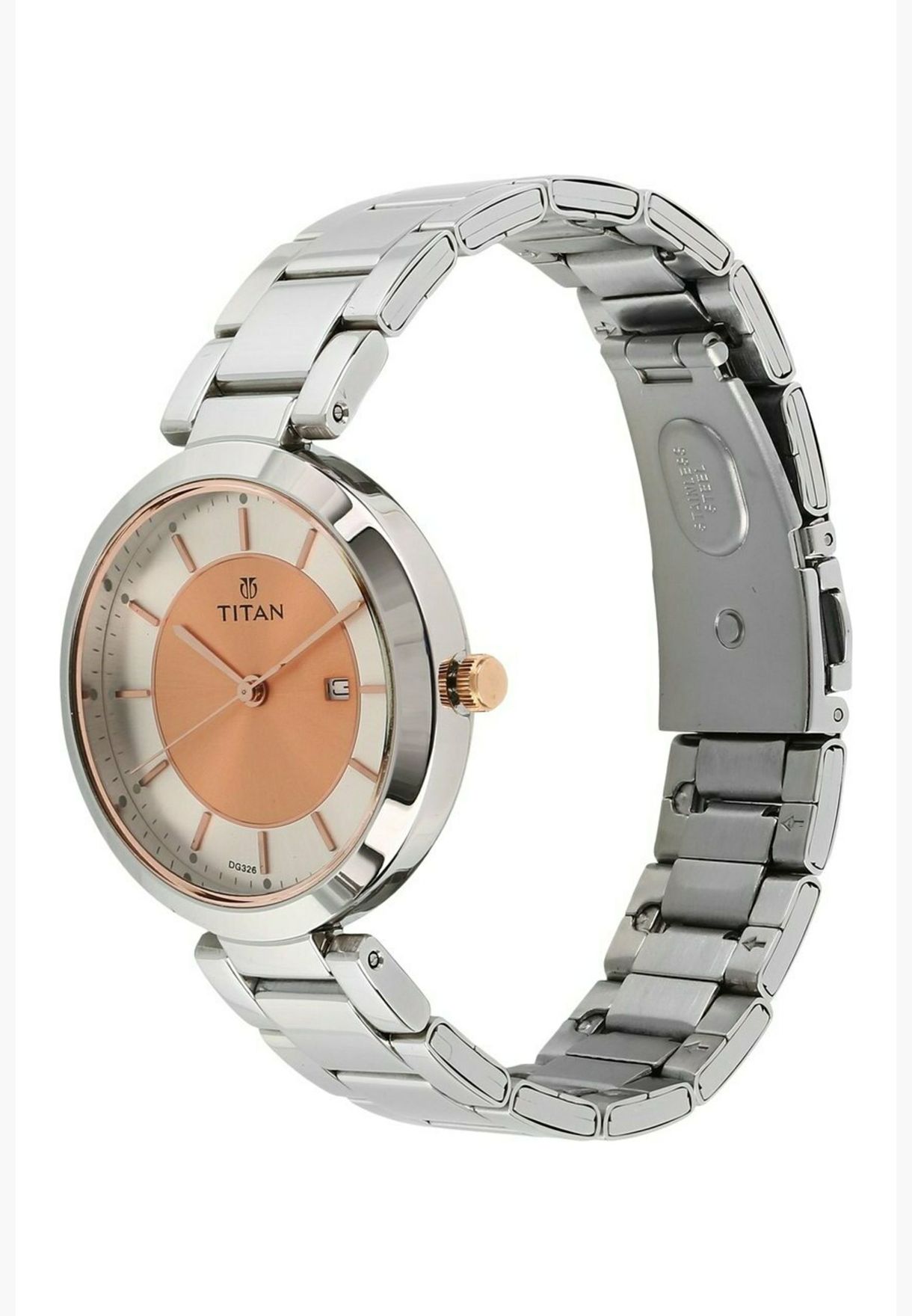 titan rose gold watch price