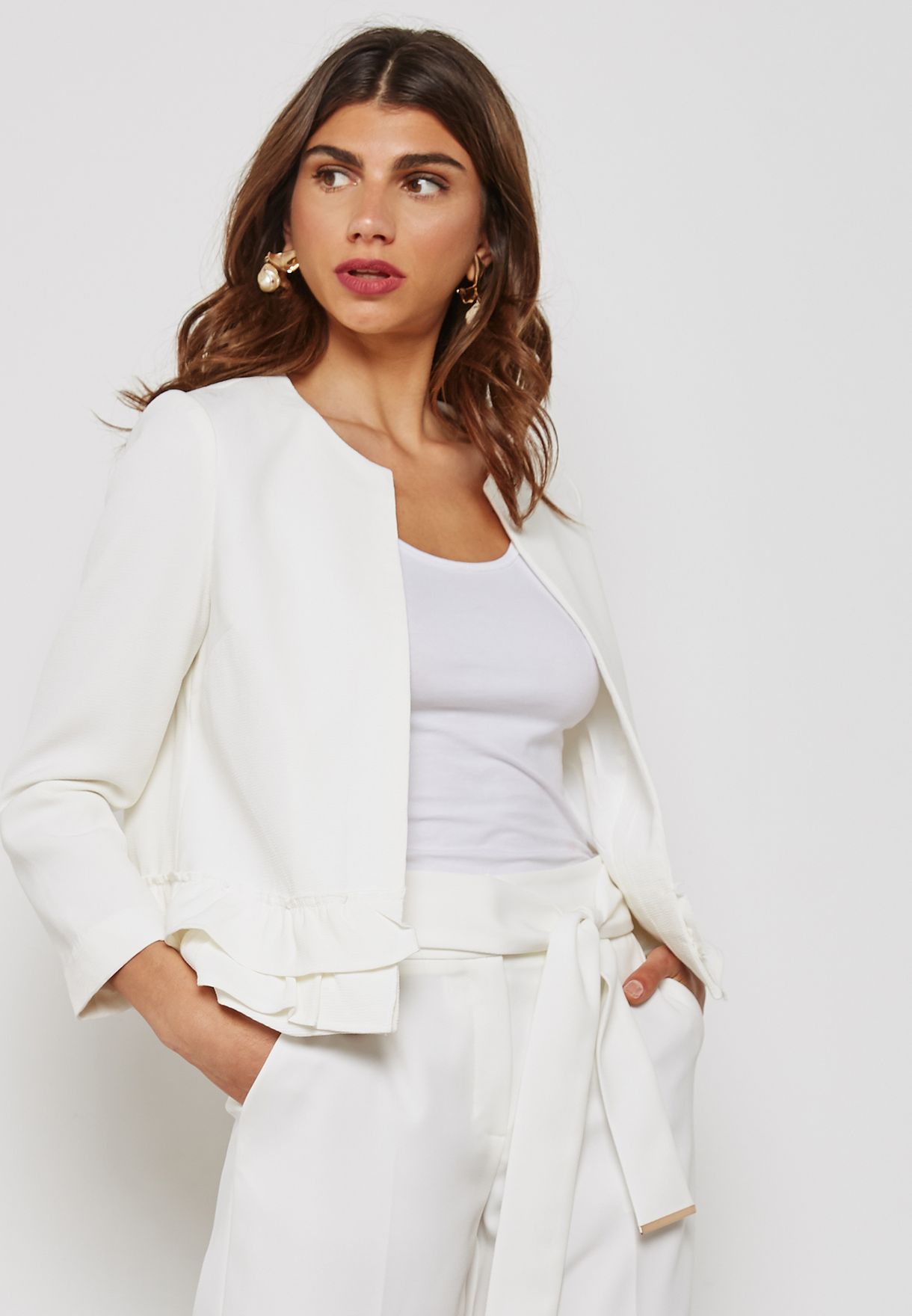 dorothy perkins white jacket