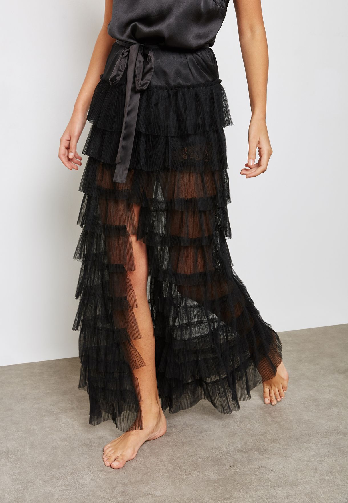 Buy Ann Summers black Tiered Tulle Skirt for Women in MENA, Worldwide