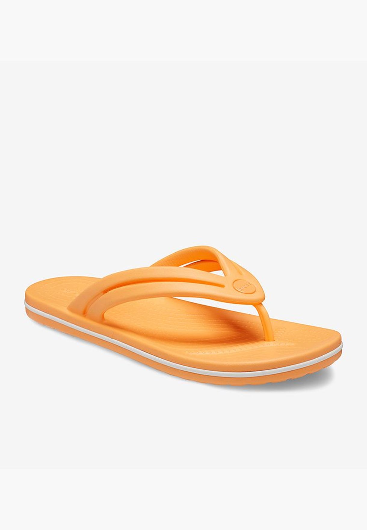 orange womens crocs