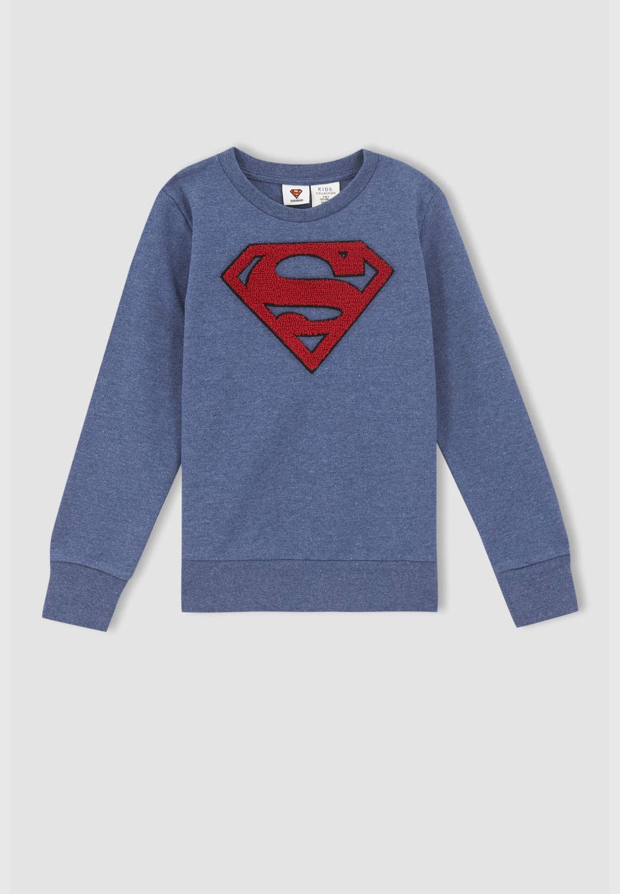 Superman Licenced Regular Fit Long Sleeve Sweatshirt
