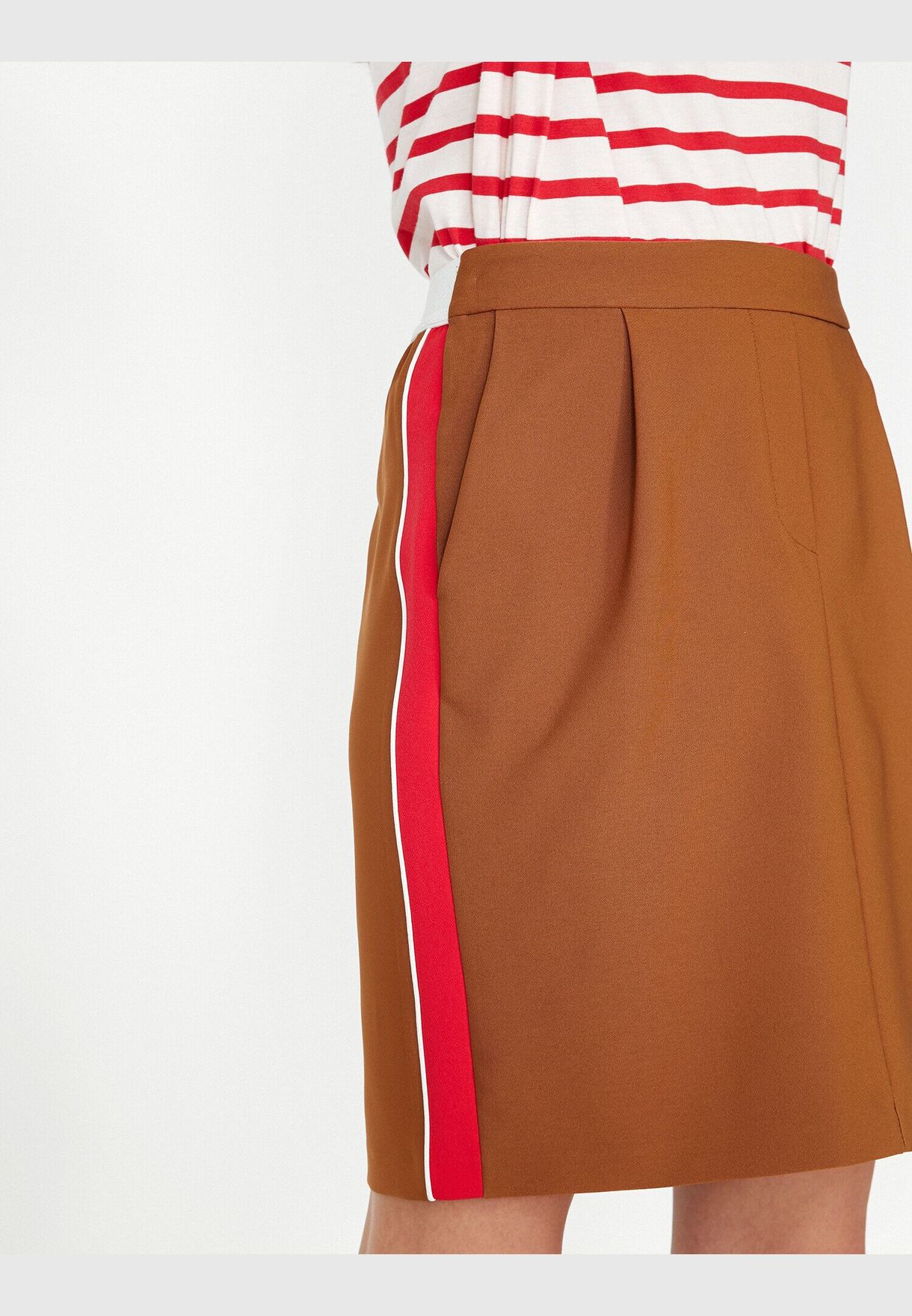 Binding Detail Skirt