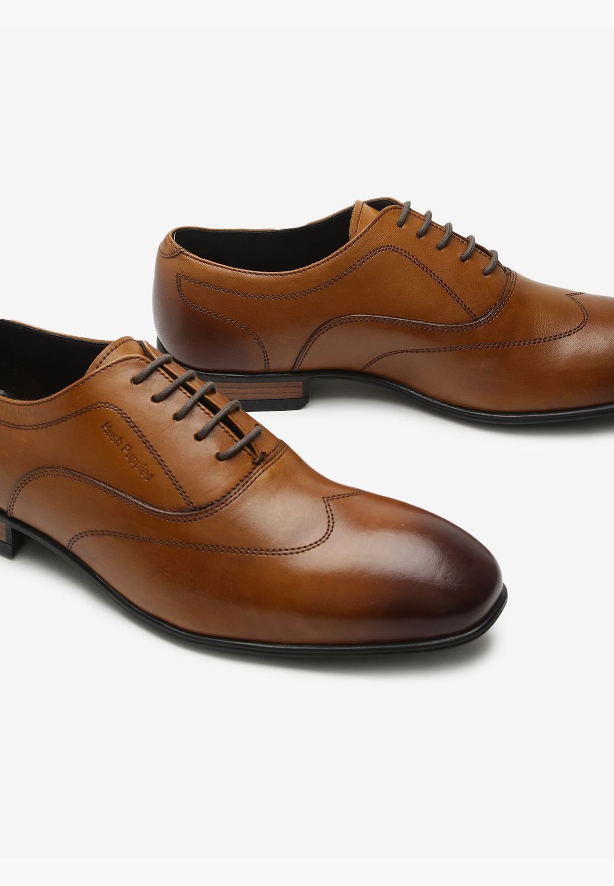 Buy Hush Puppies Brown Leather Derby Shoes For Men In Dubai Abu Dhabi 4741