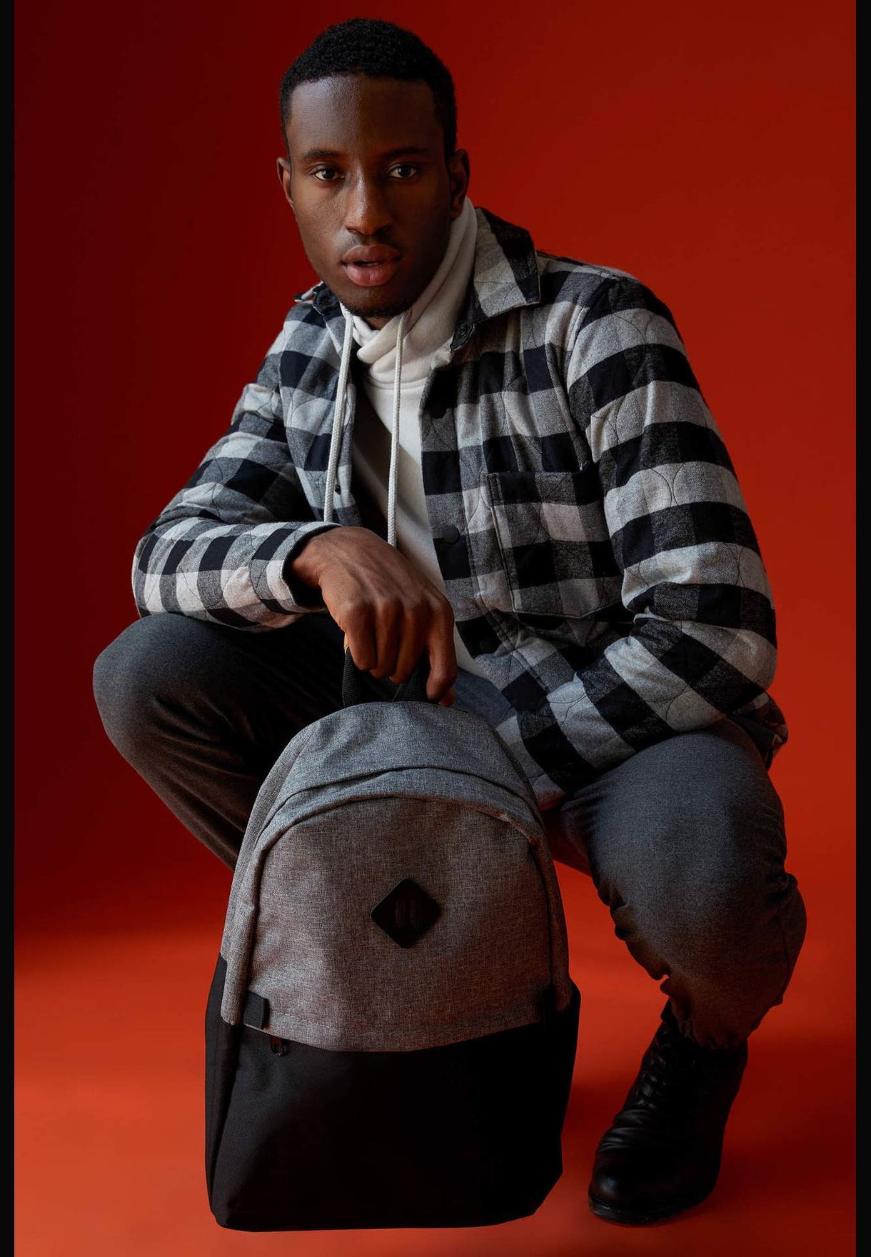 Front Pocket Zip Backpack