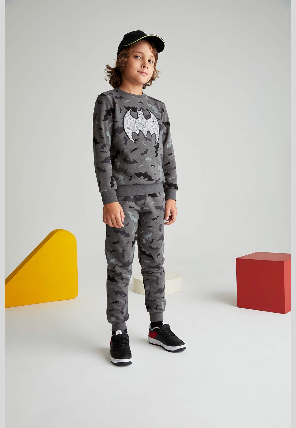 Boy Batman Licenced Regular Fit Knitted Trousers