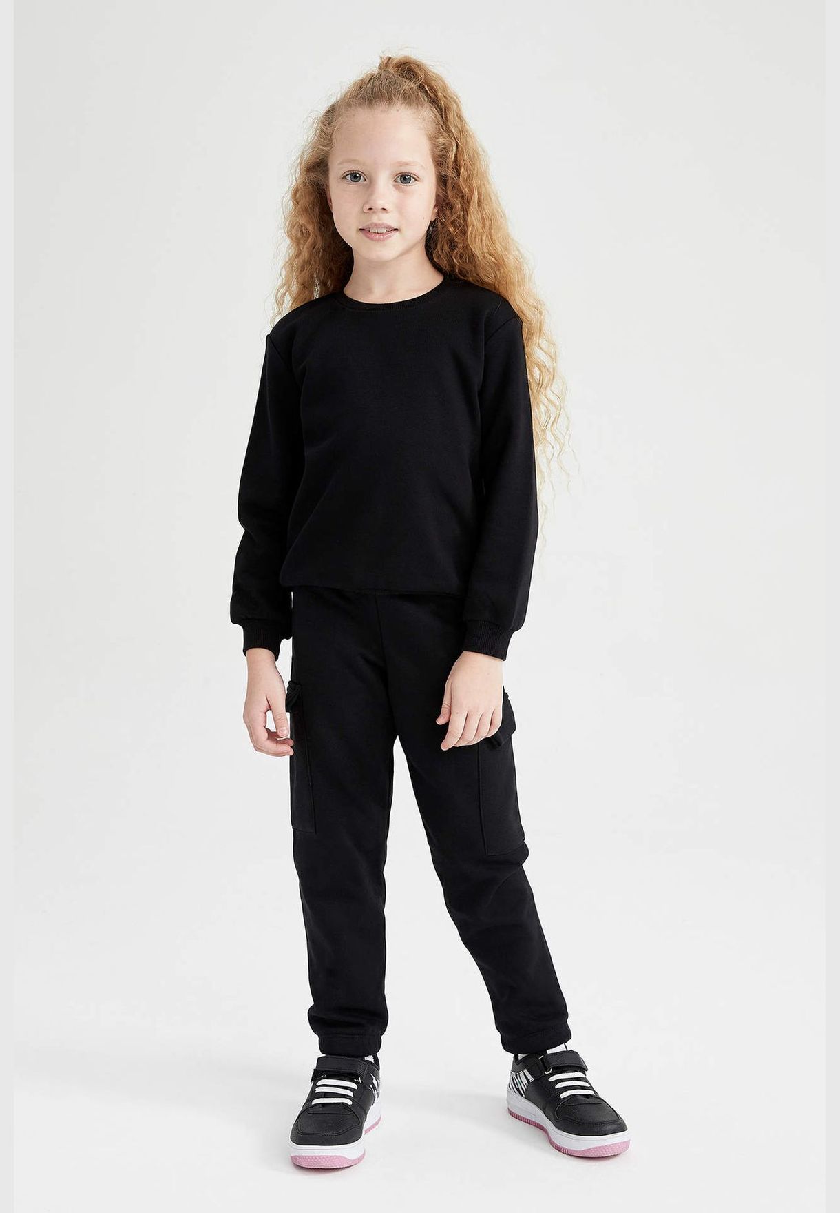 Girl Jogger Fit Knitted Trousers