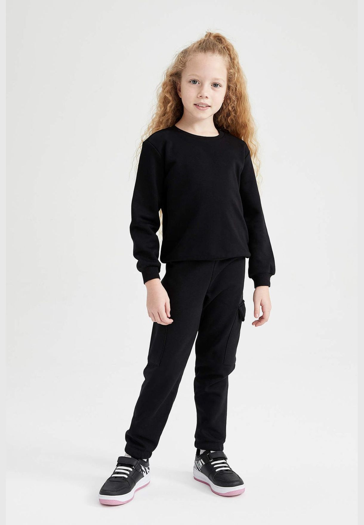 Girl Jogger Fit Knitted Trousers