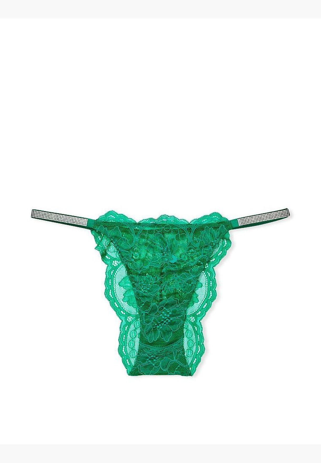 Buy Victorias Secret Neutrals Shine Strap Lace Brazilian Panty For Women In Dubai Abu Dhabi