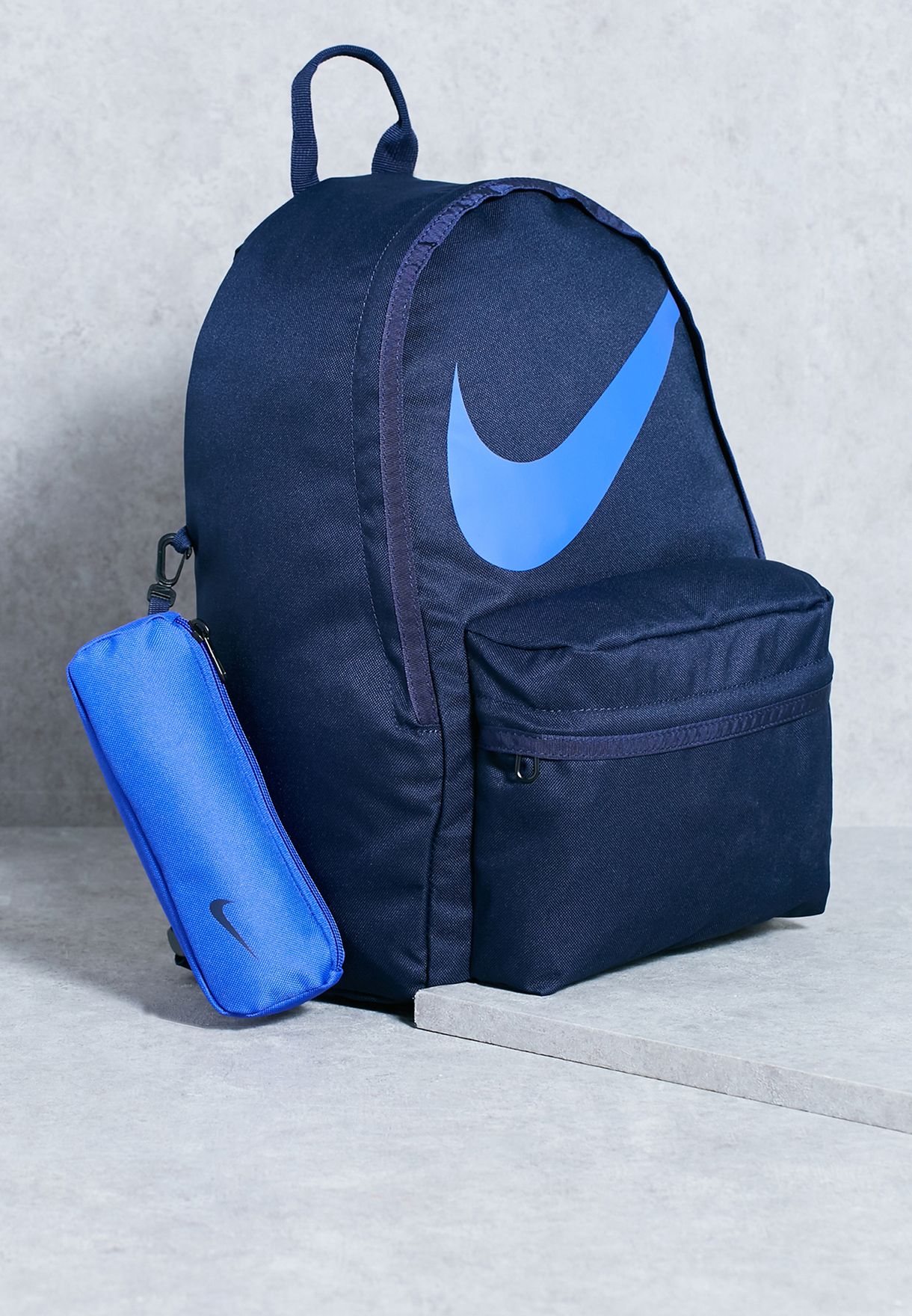 Buy Nike navy Athletes Halfday Backpack 
