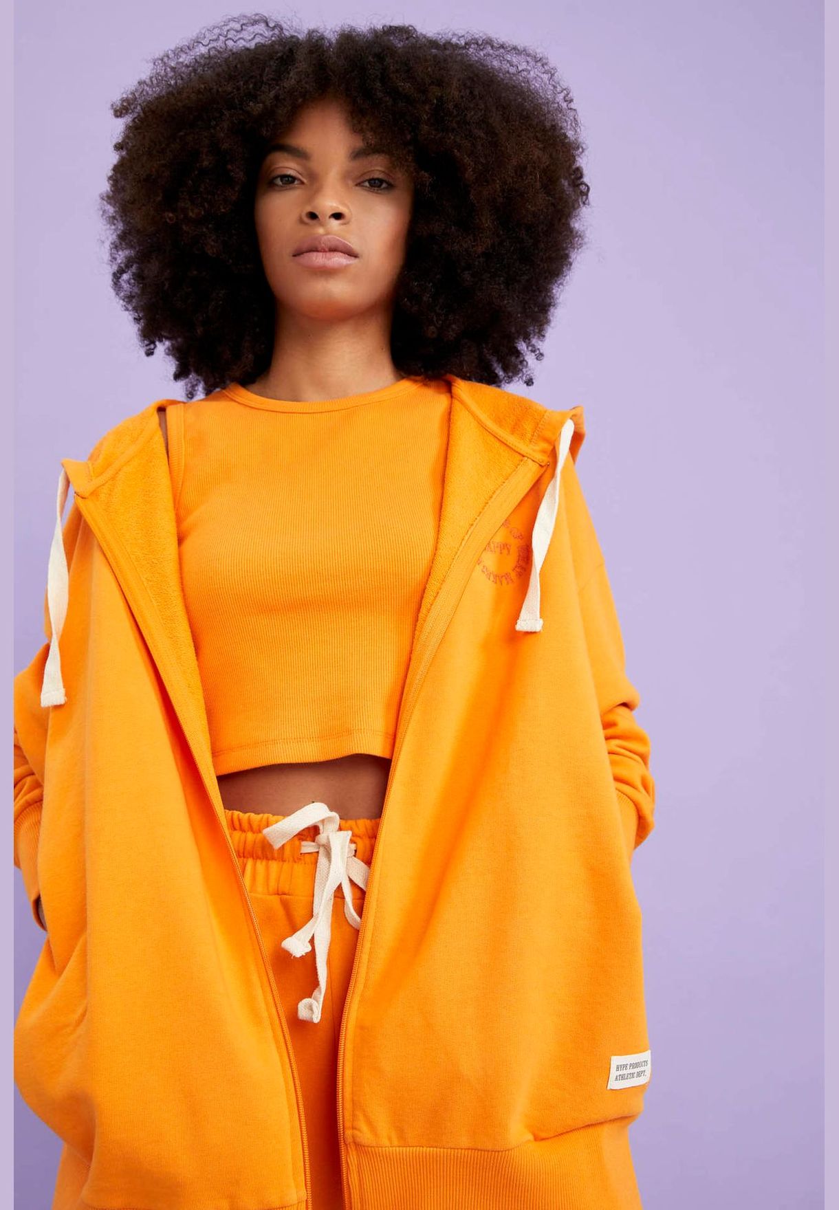 Oversize Fit Long Sleeve Front Zip Cardigan