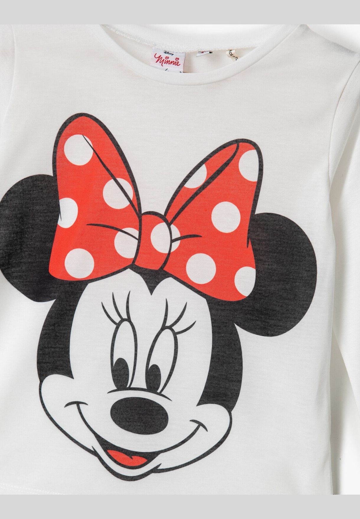 Minnie Mouse Licensed Printed Long Sleeve T-Shirt