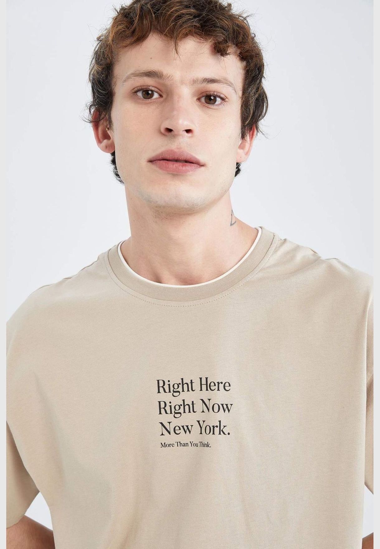 Boxy Fit Shorts Sleeve T-Shirt