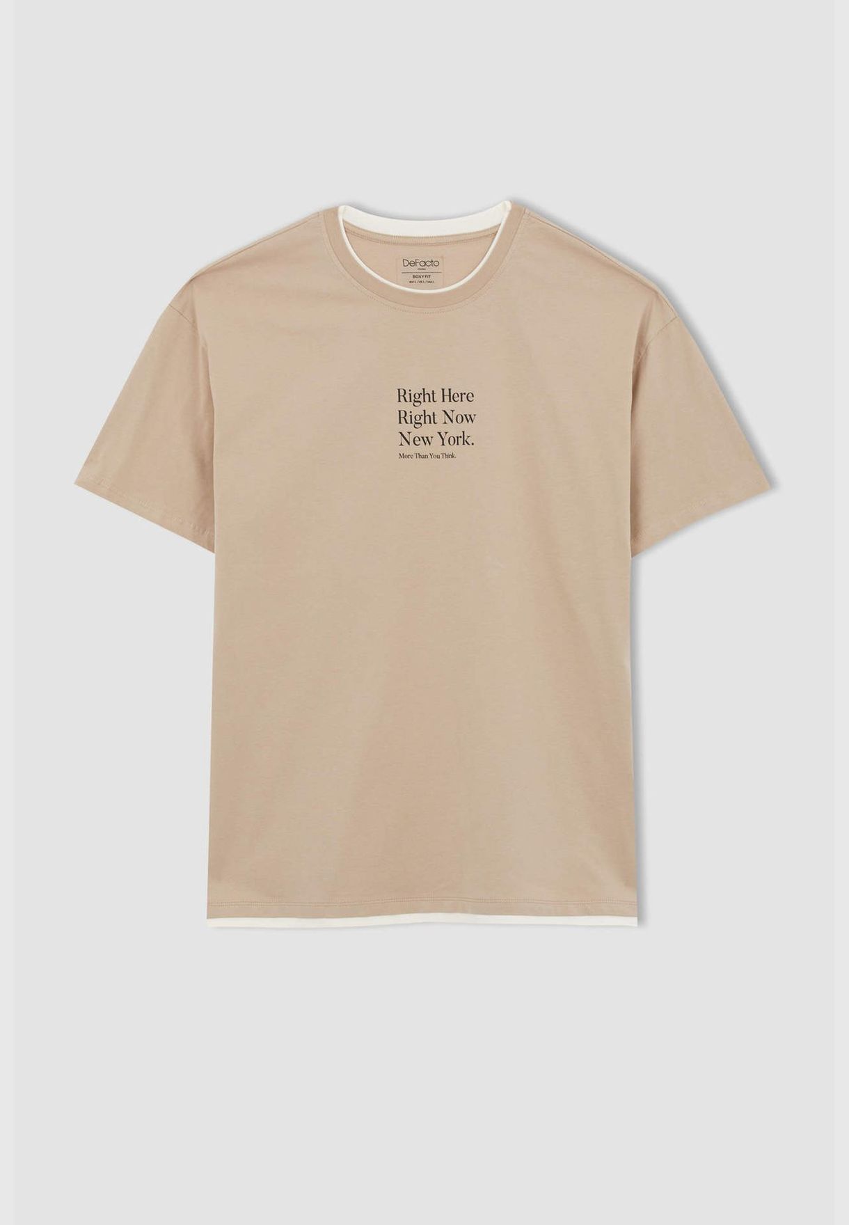 Boxy Fit Shorts Sleeve T-Shirt