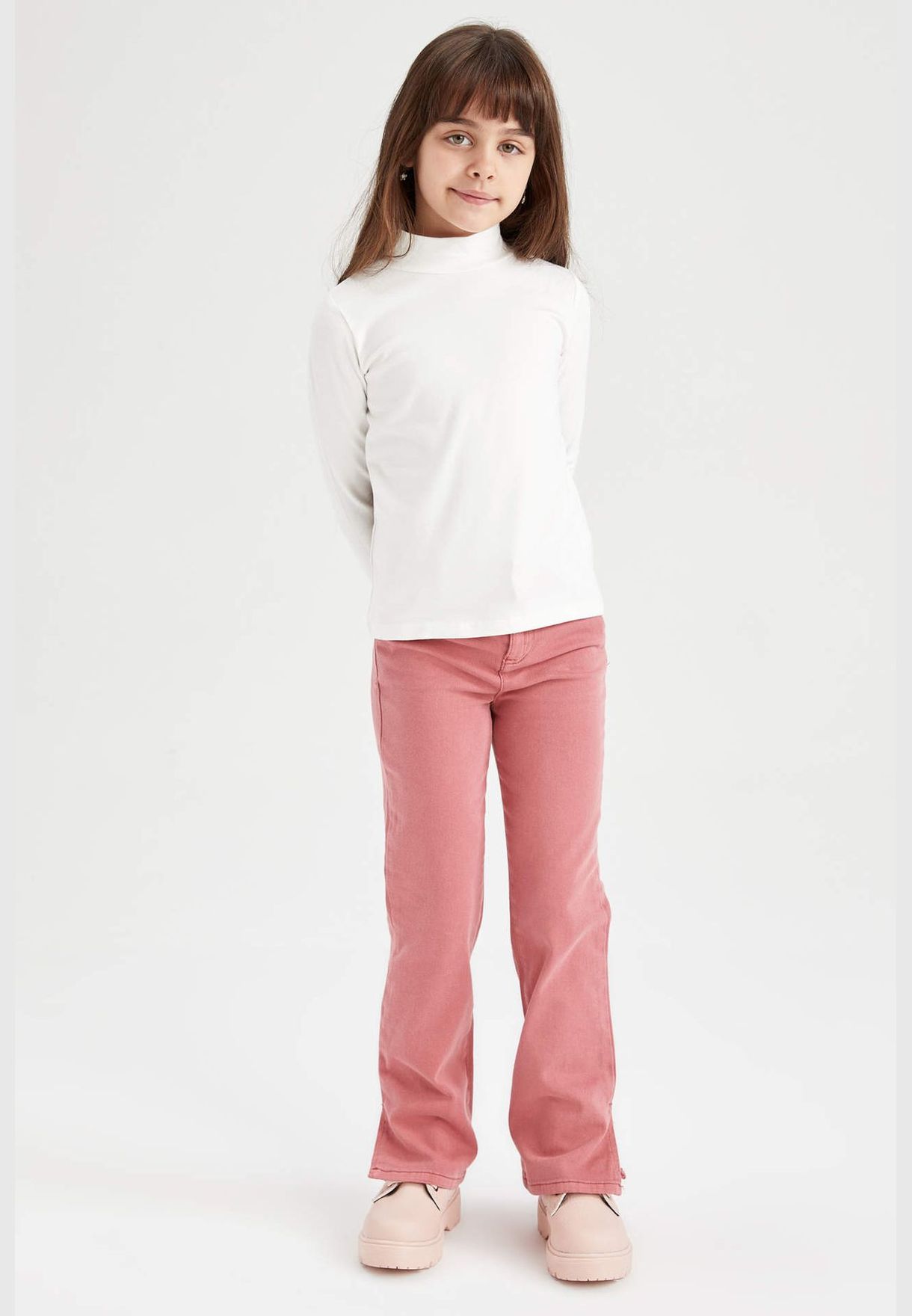 Girl Flare Fit Woven Trousers