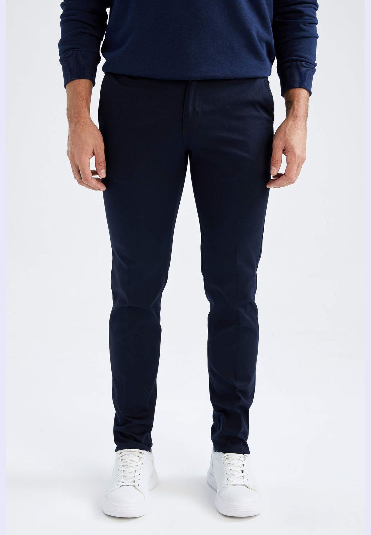 Man Slim Fit Chino Trousers
