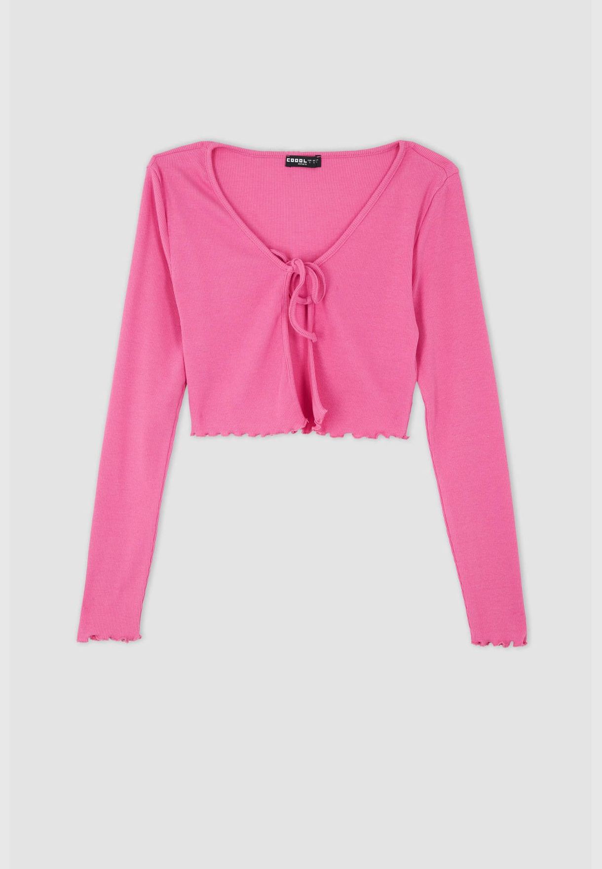 Woman Fitted Knitted Cardigan