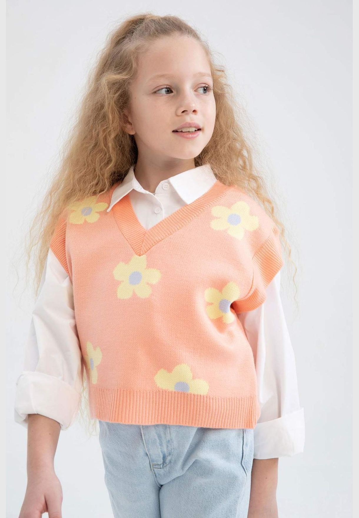 Girl  Tricot Sweater