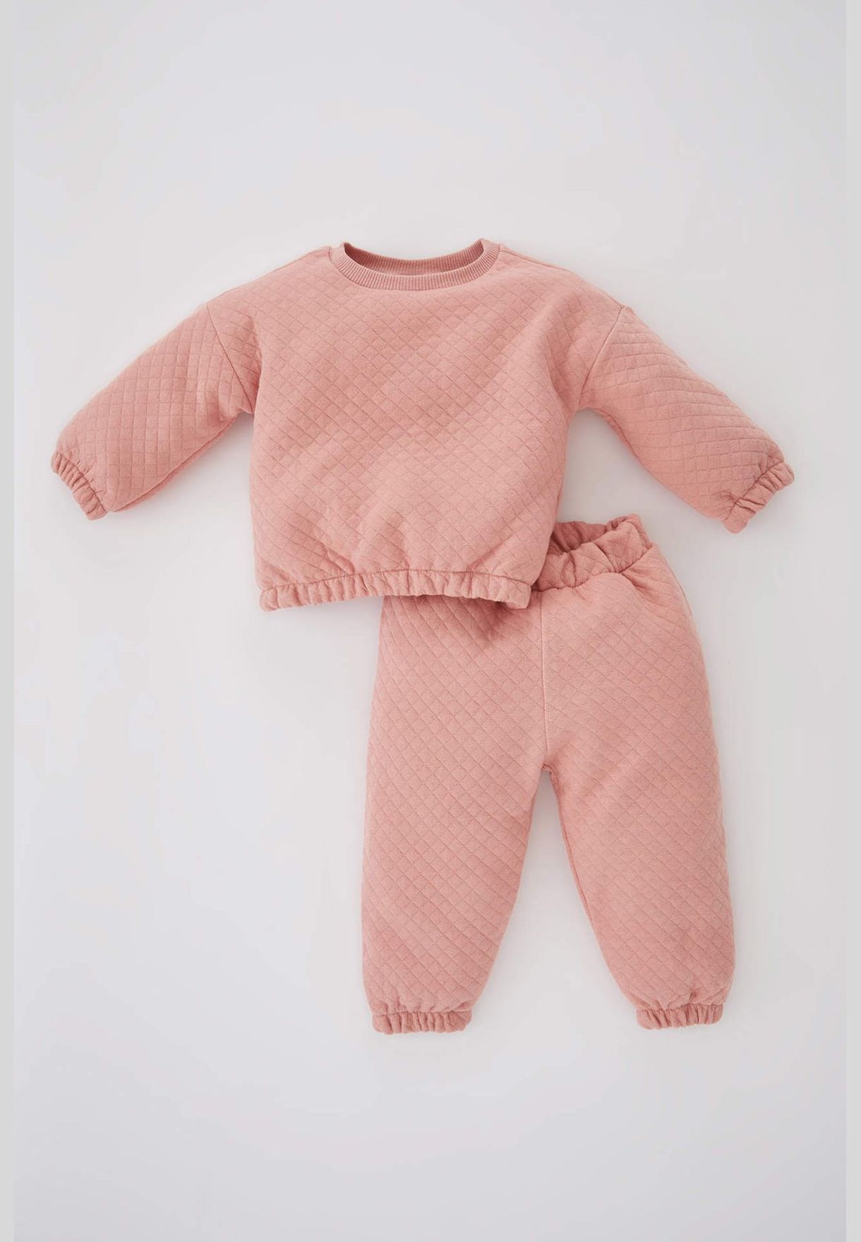 2 Pack BabyGirl Bike Neck Knitted Set