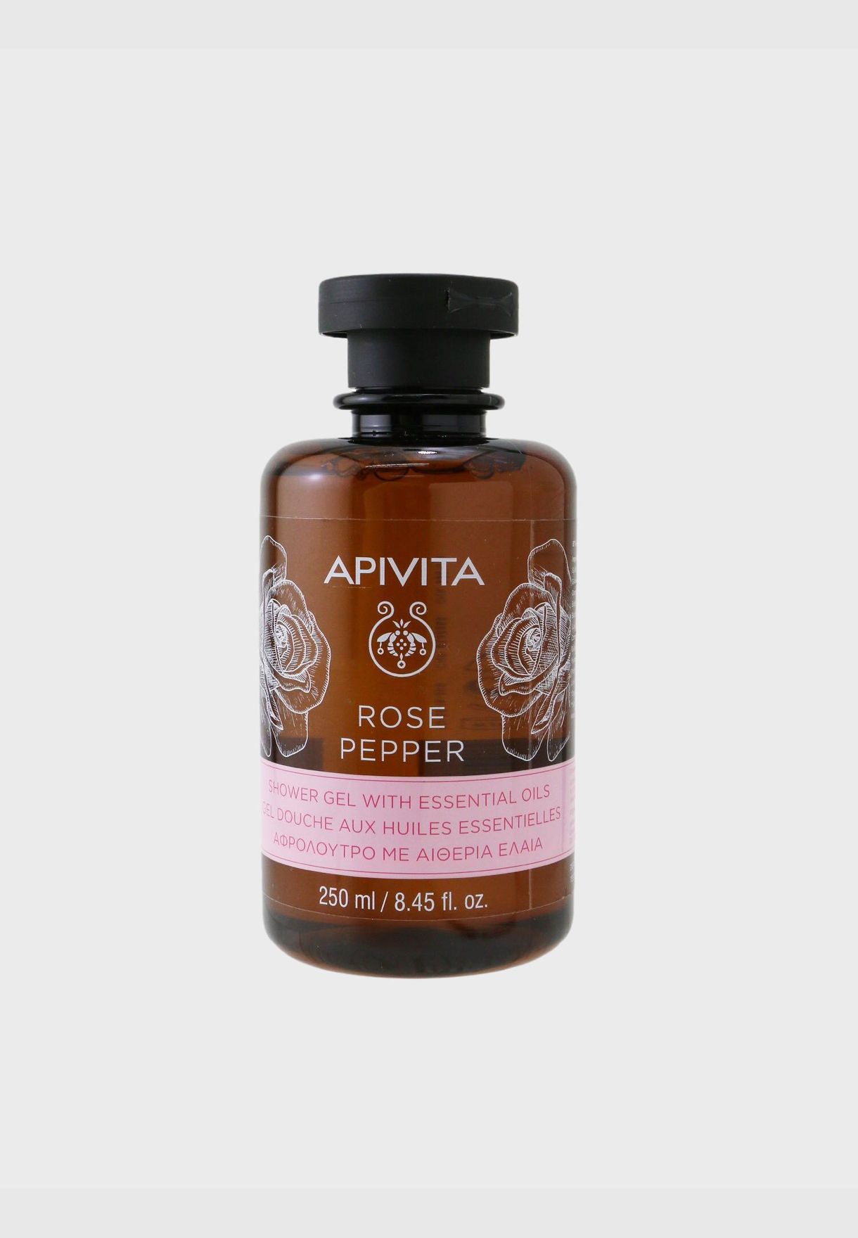 Rose Pepper Shower Gel with Essential Oils