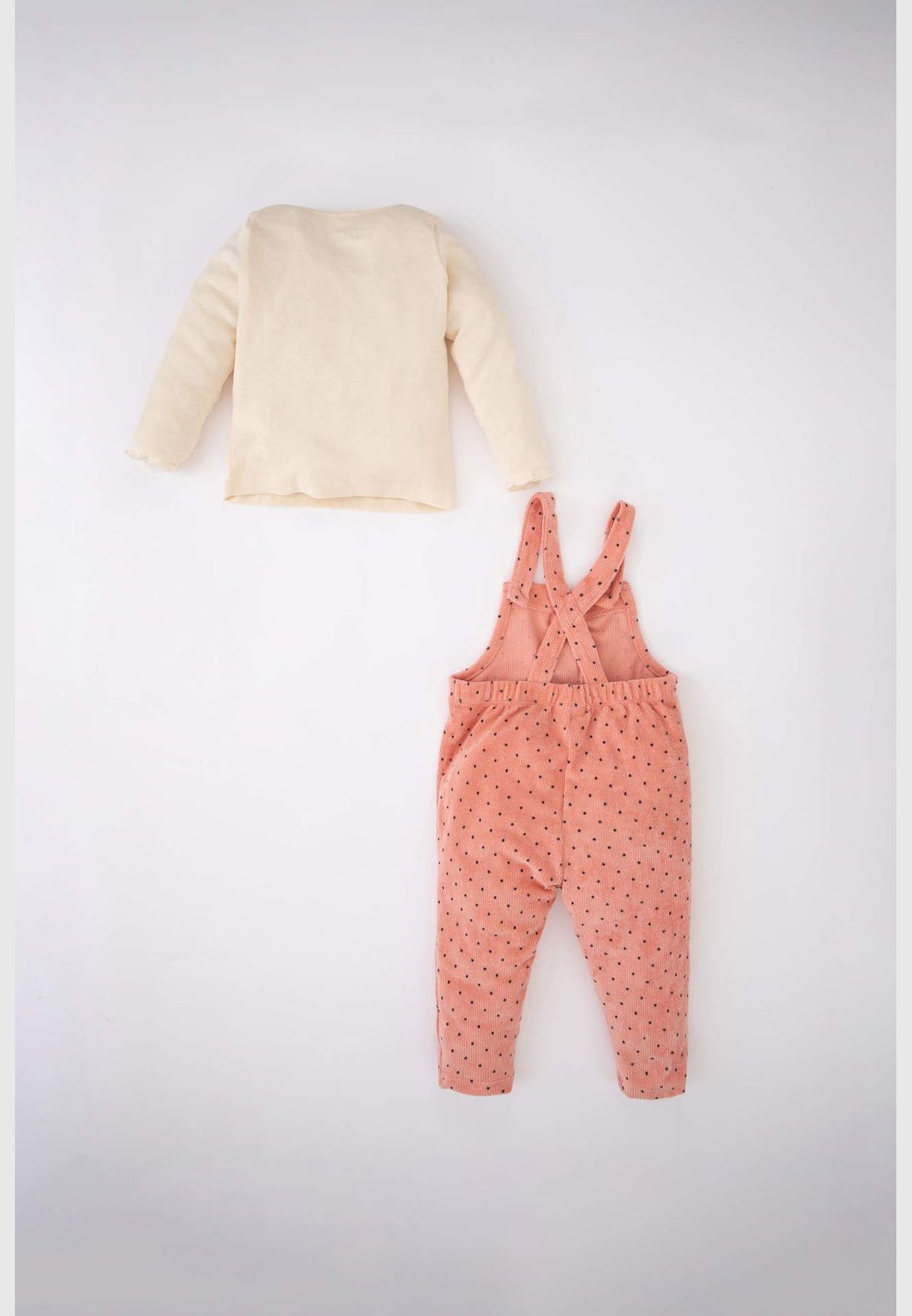 2 Pack BabyGirl Bike Neck Long Sleeve Knitted Set