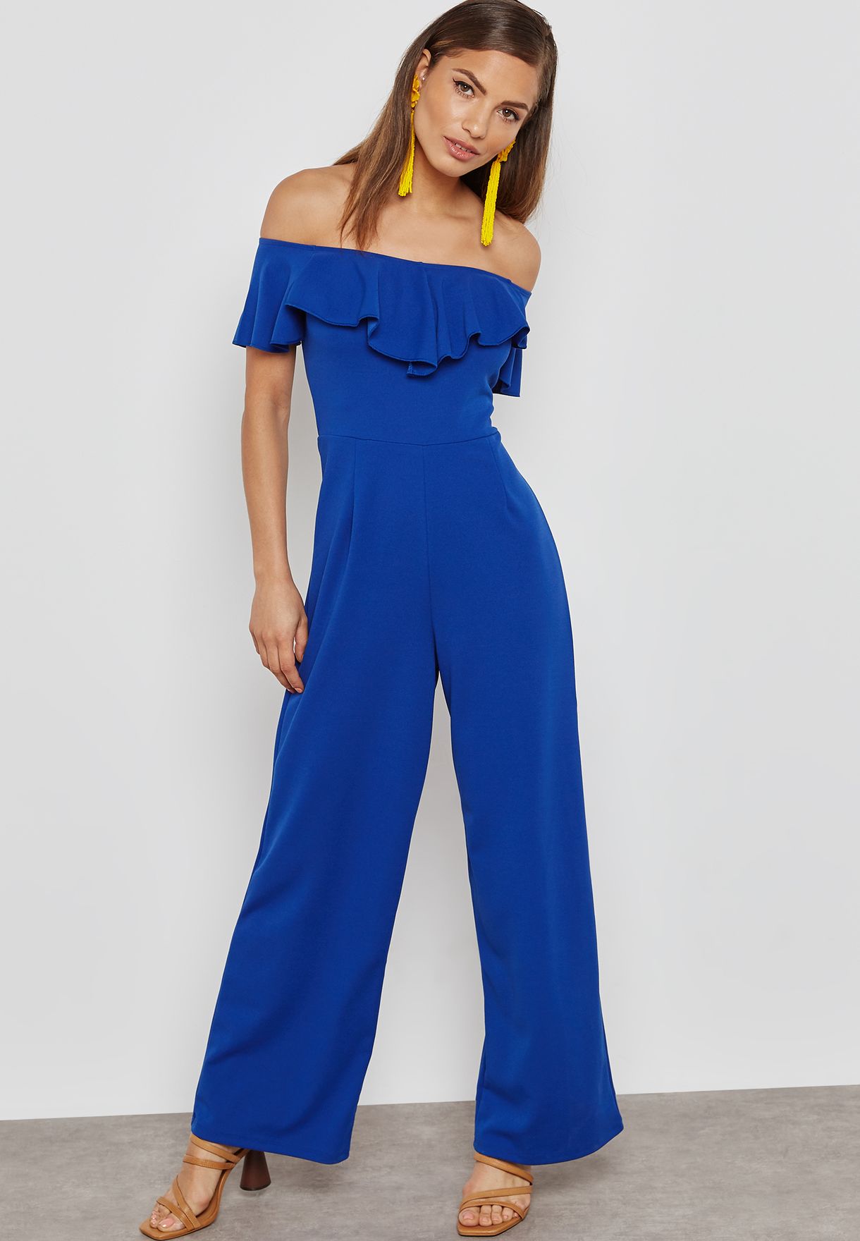 dorothy perkins blue jumpsuit