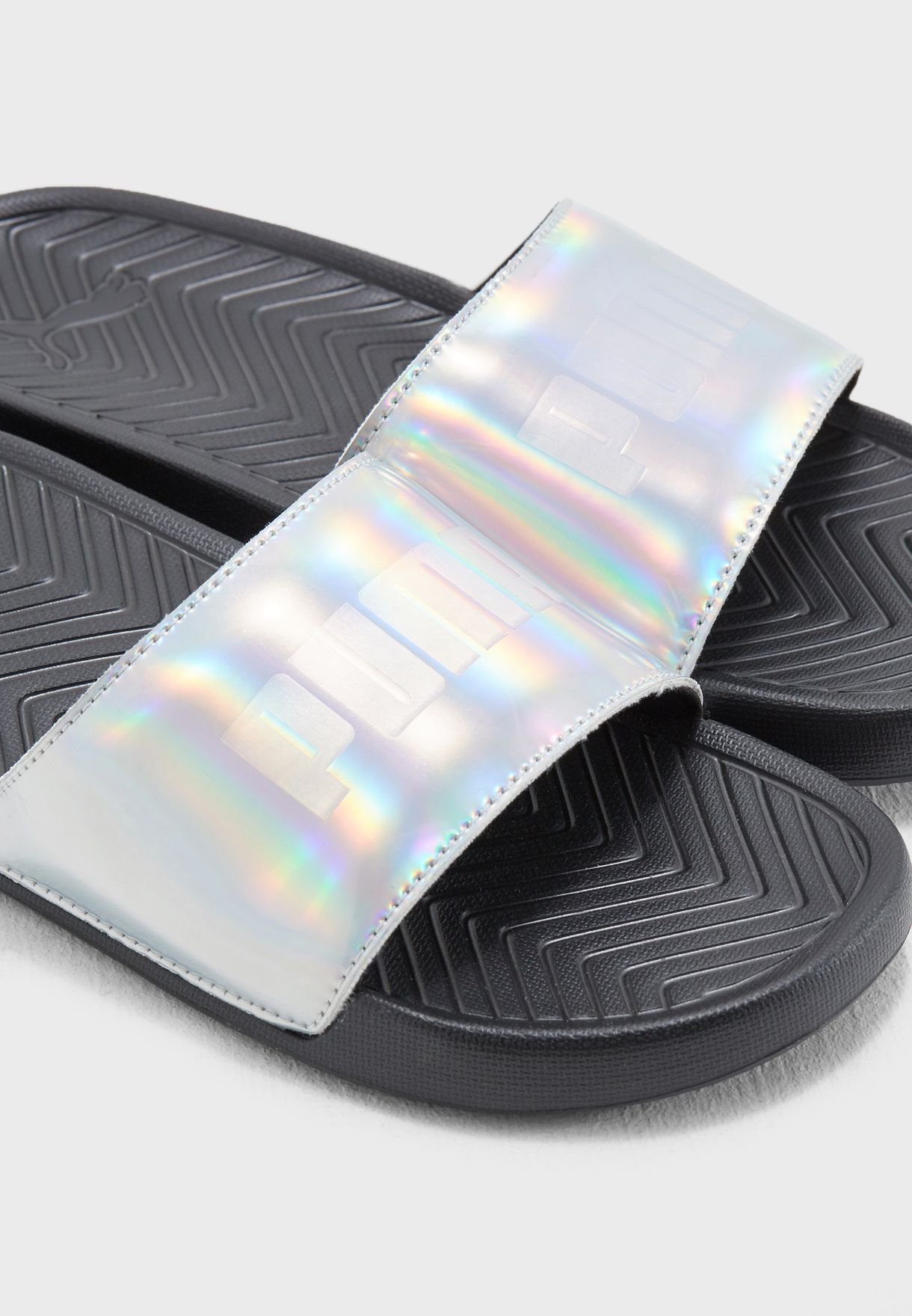 puma chrome slides