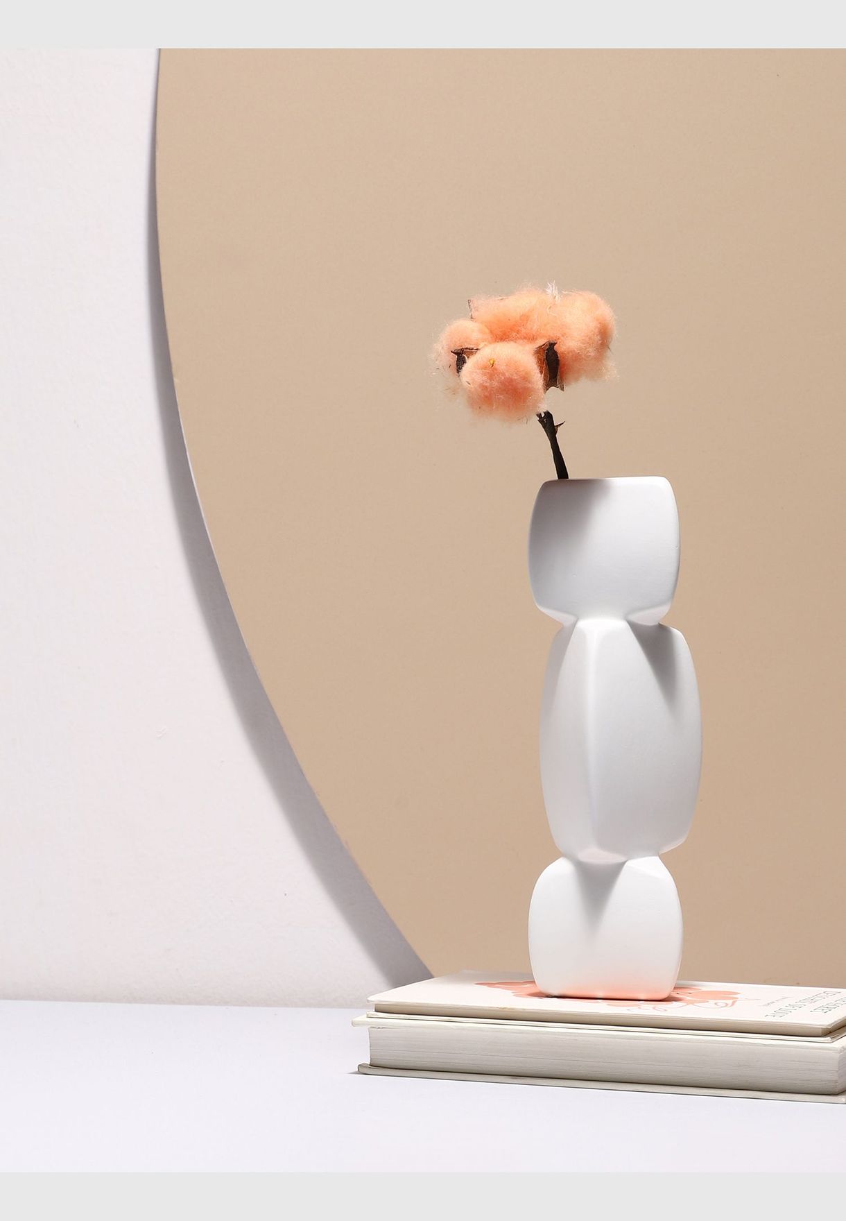 Abstract Shaped Minimalistic Modern Ceramic Vase For Home Decor