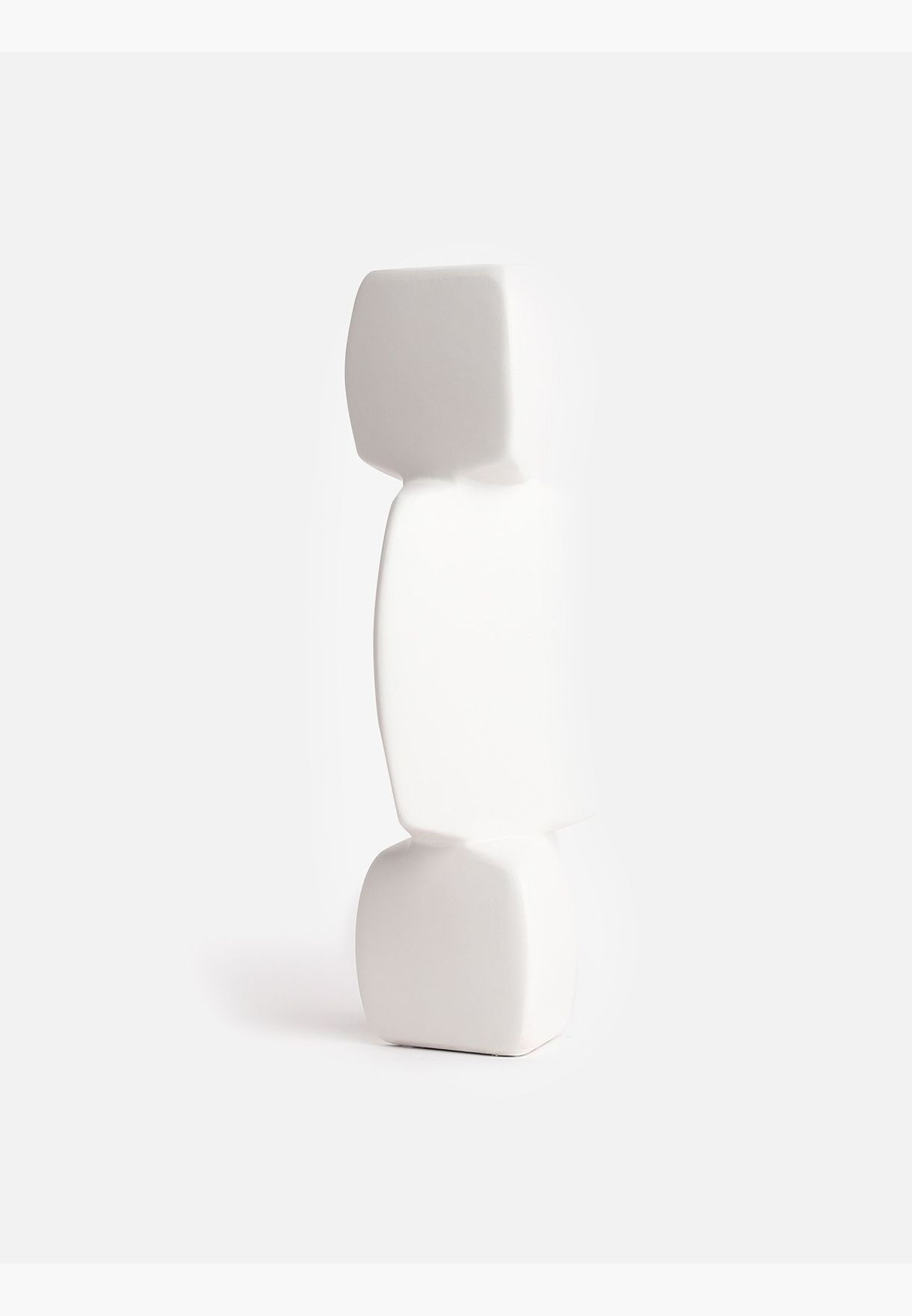 Abstract Shaped Minimalistic Modern Ceramic Vase  For Home Decor