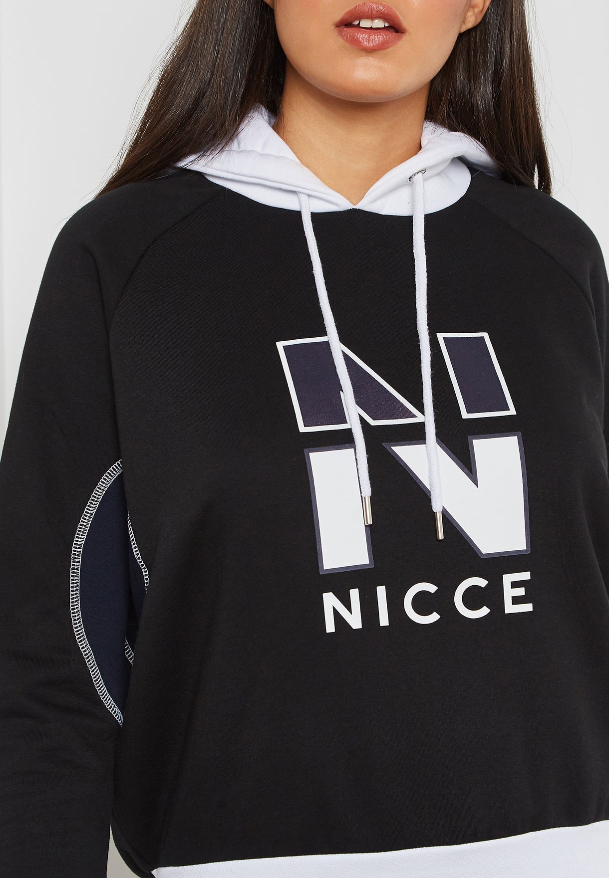 nicce cropped hoodie