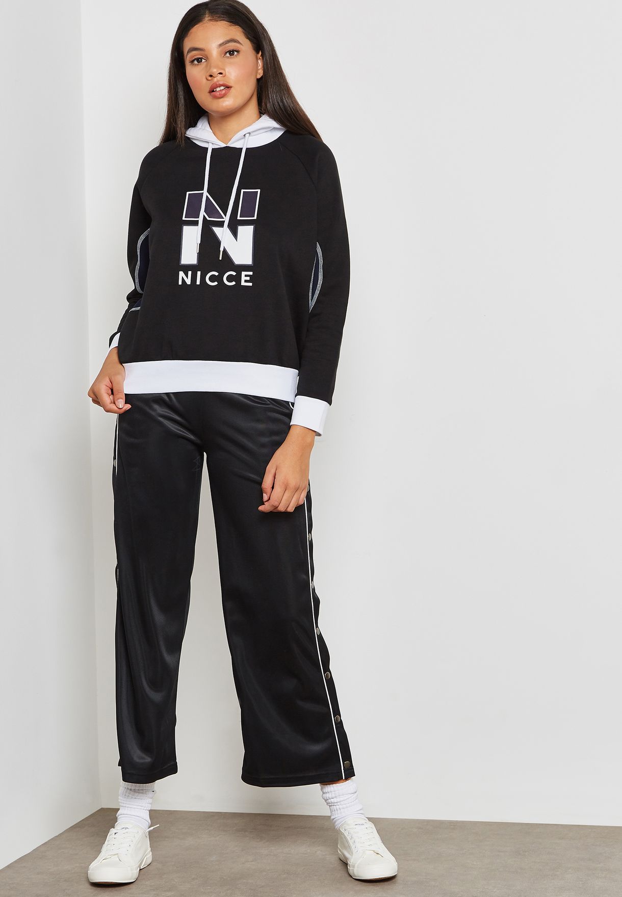 nicce cropped hoodie