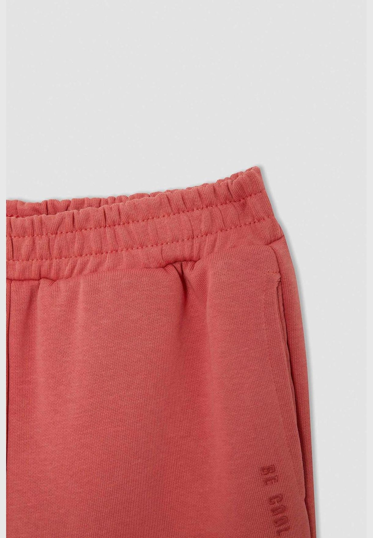 Elasticated Waist Shirred Sweatpants