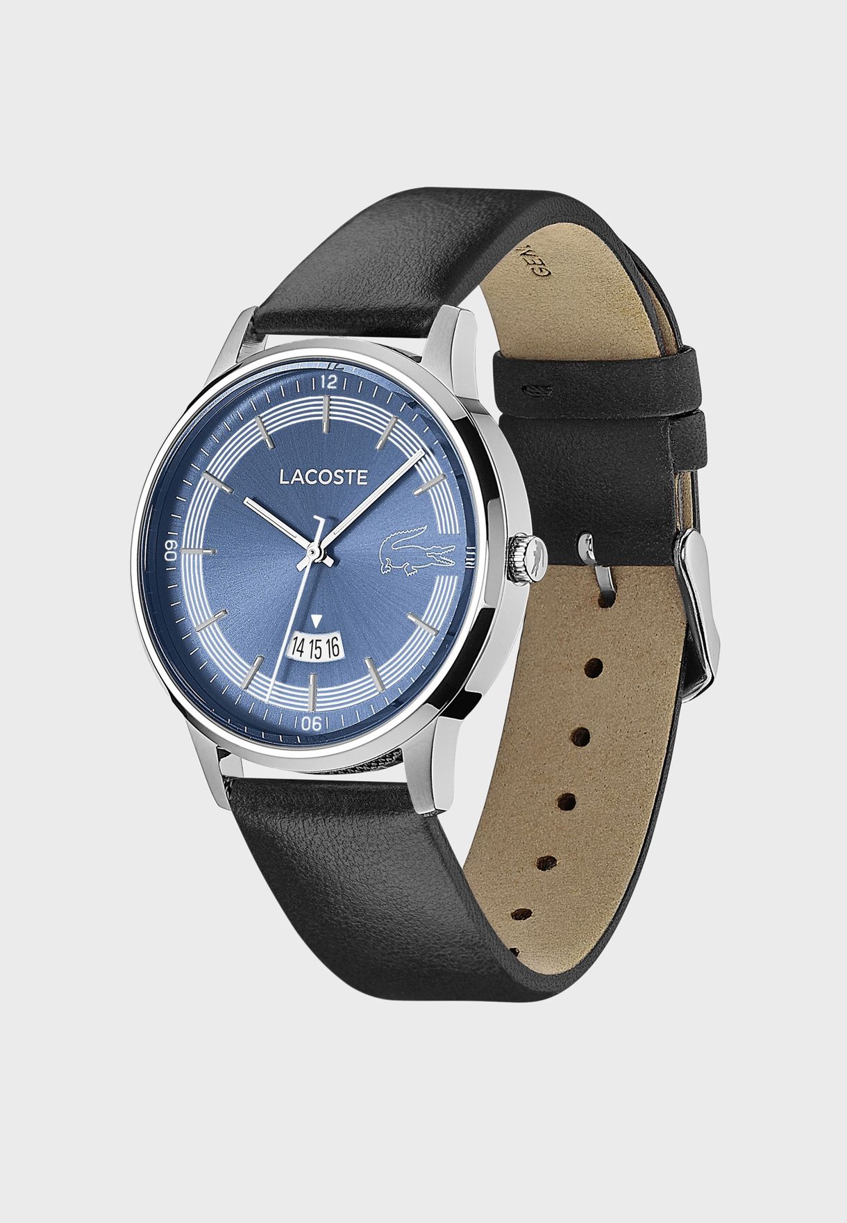 lacoste leather watch