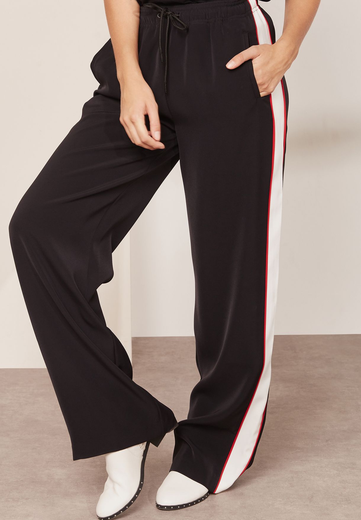 calvin klein wide leg sweatpants