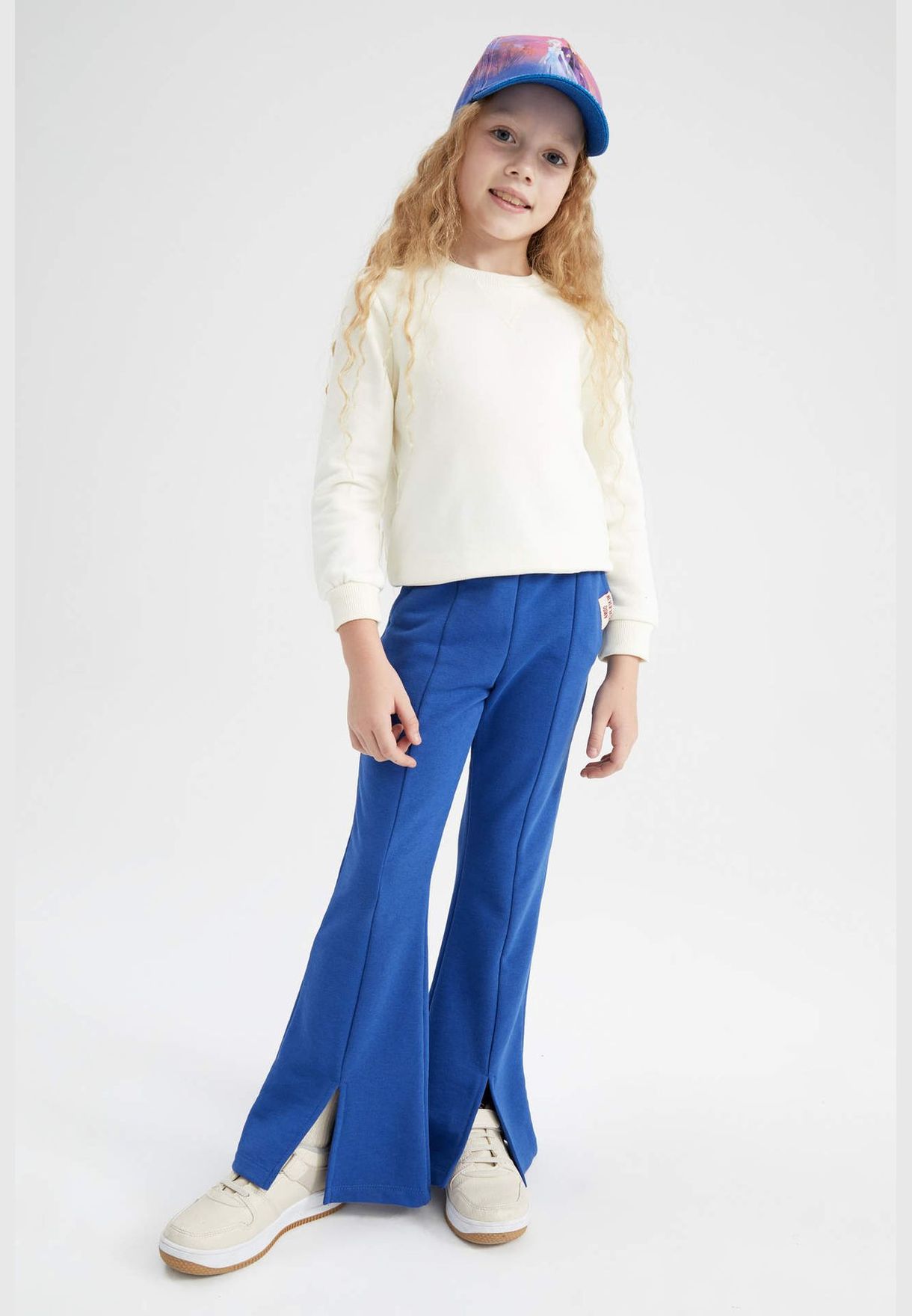 Girl Flare Fit Knitted Trousers