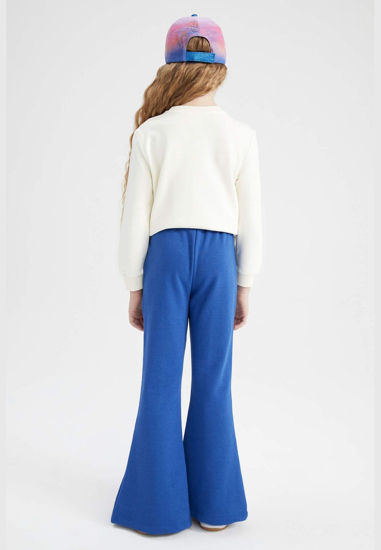 Girl Flare Fit Knitted Trousers